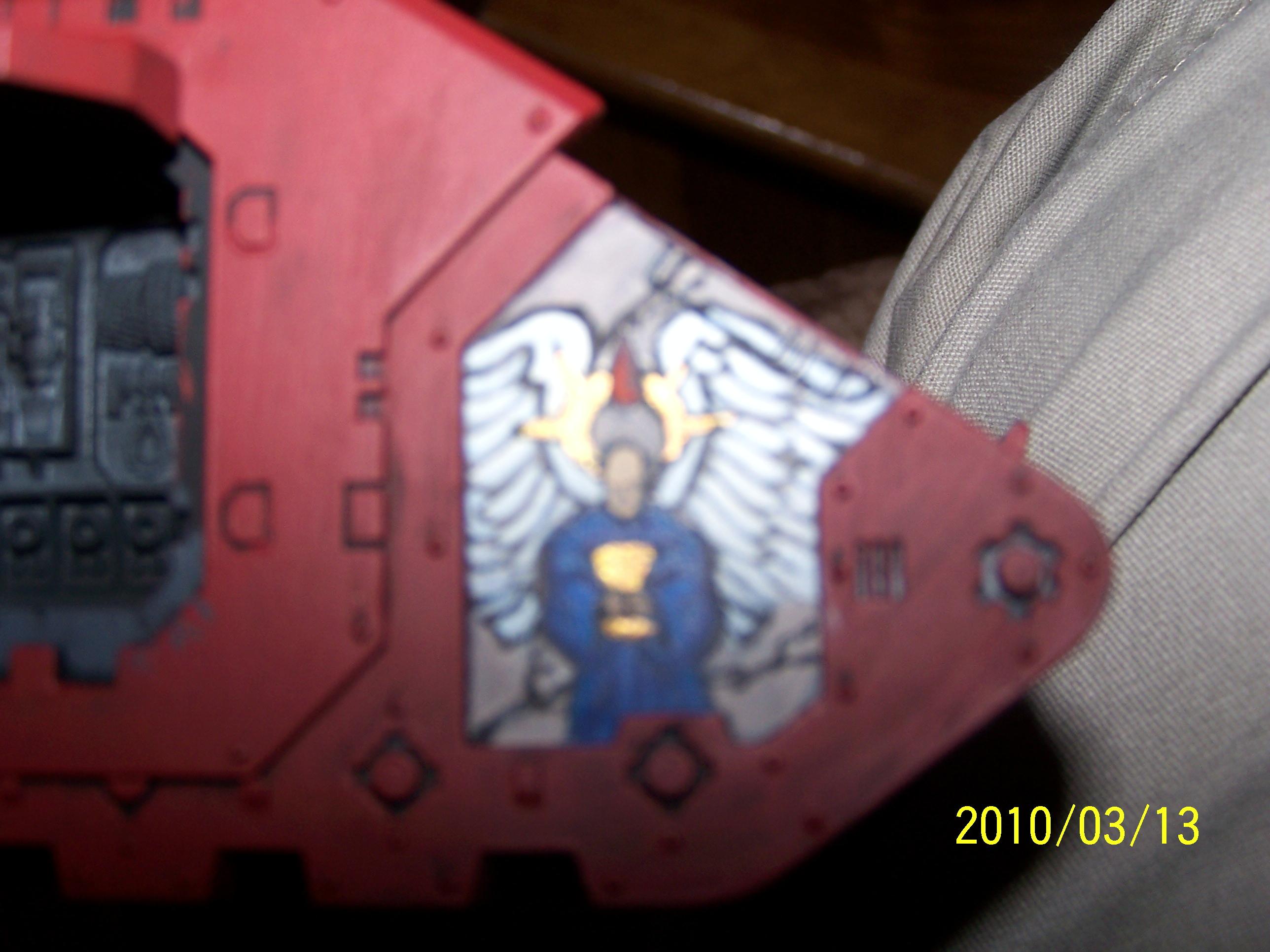 Blood Angels, Freehand, Land Raider, Space Marines
