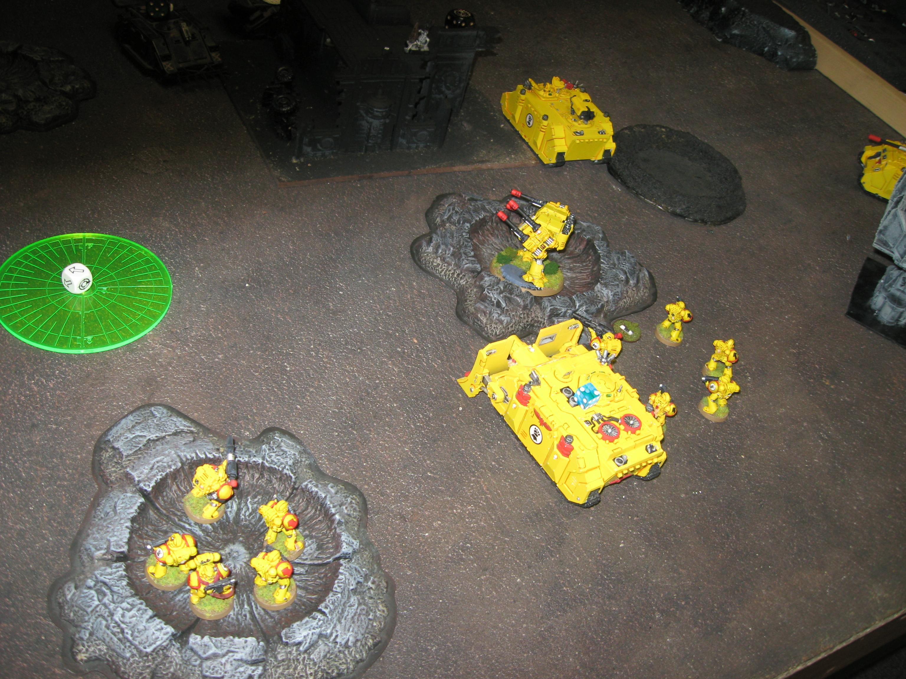 Imperial Fist army, Game 1 of VG Tournament