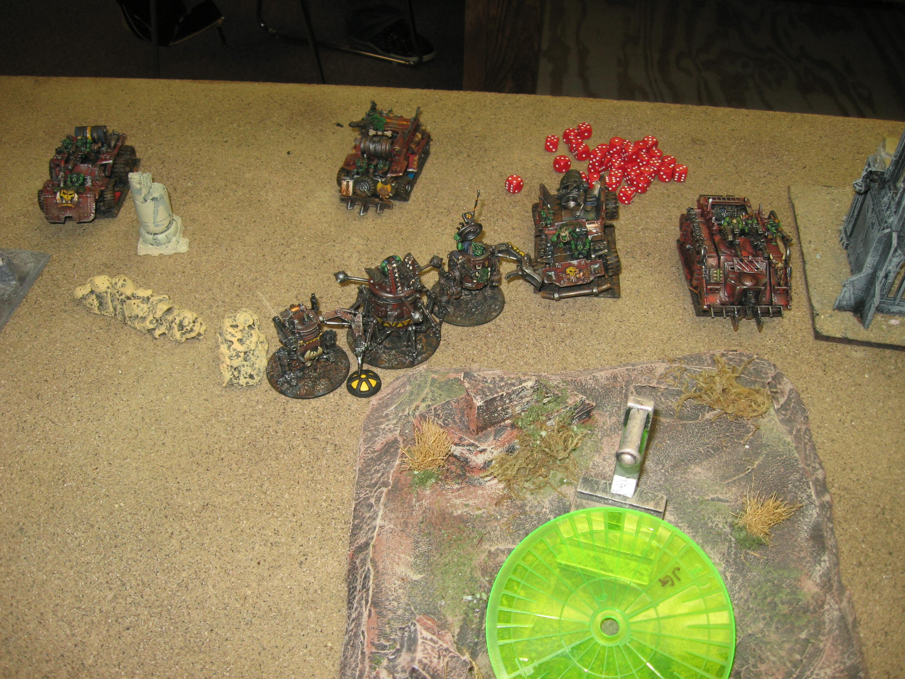 Ian's Ork Army, Game 2 of VG Tournament