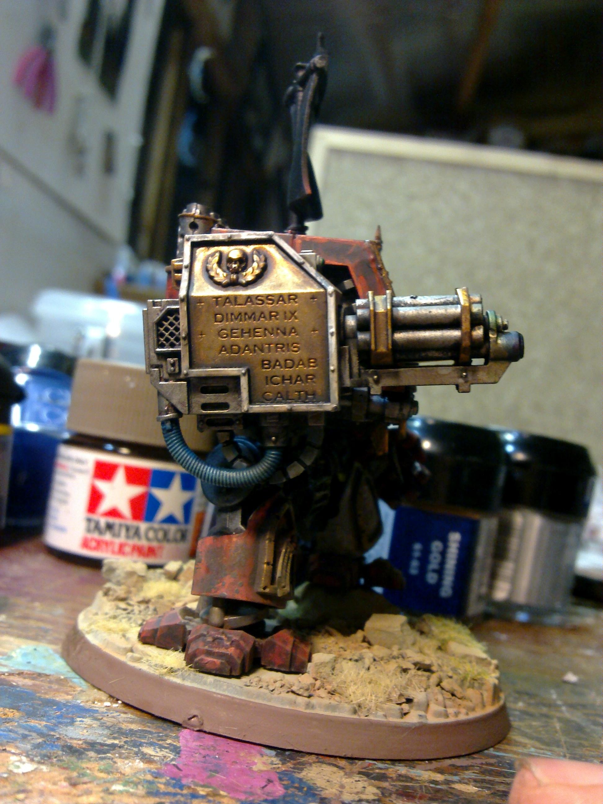 Assault Cannon, Dreadnough, Sons Of Orar, Space Marines, Venerable