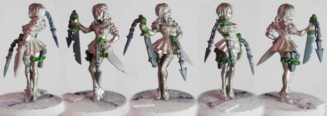 Chain, Escher, Female, Fraulein, Ganger, Girl, Mod, Necromunda, Okterberfest, Reaper, Sword