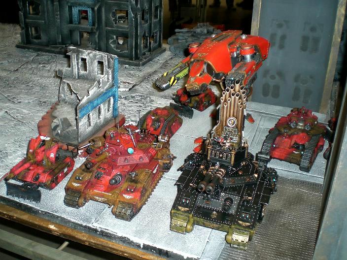 Baneblade, Basilisk, Leman Russ, Sisters Of Battle, Titan