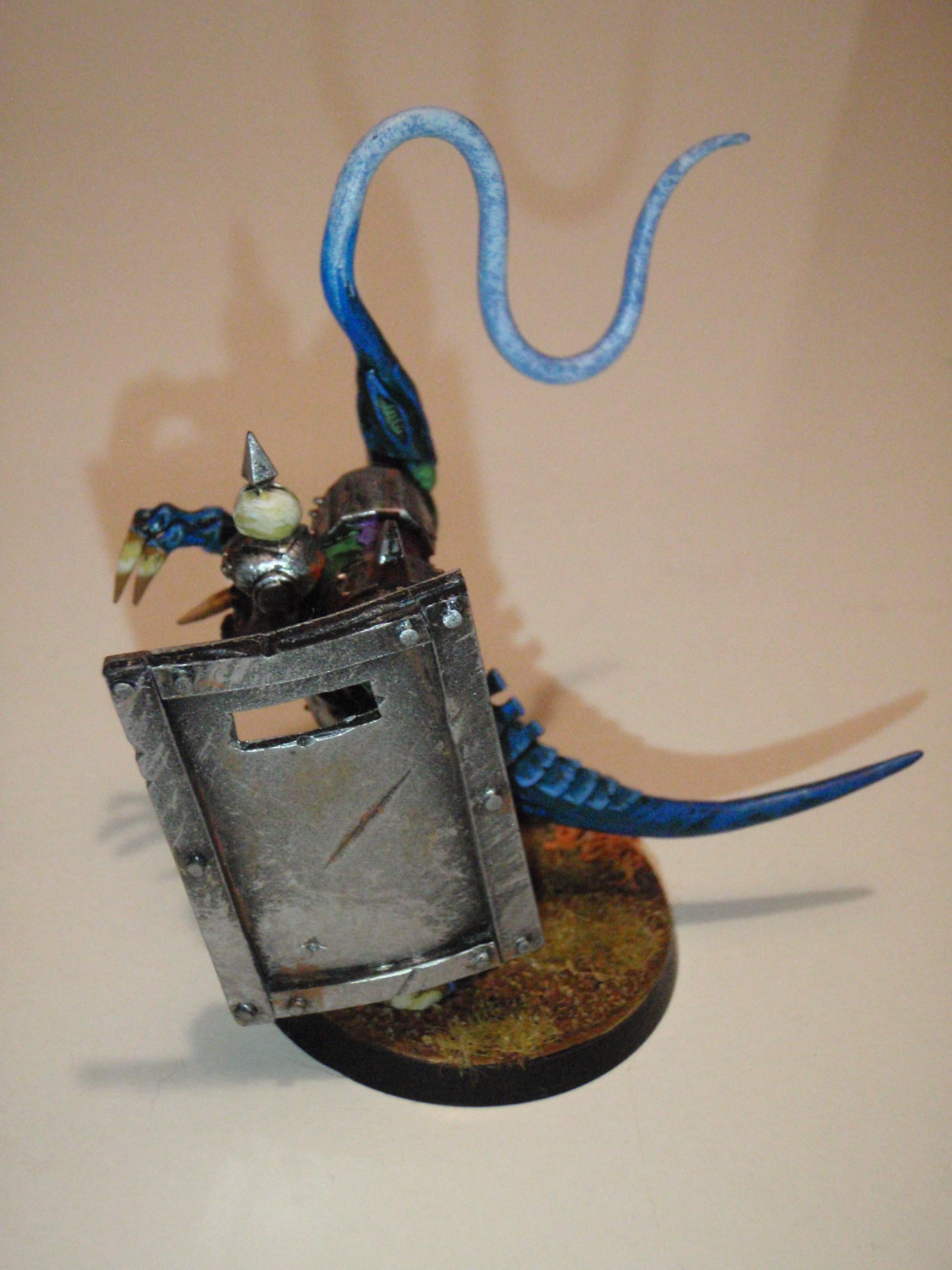 View of one of the shields- they were scratch made from plasticard