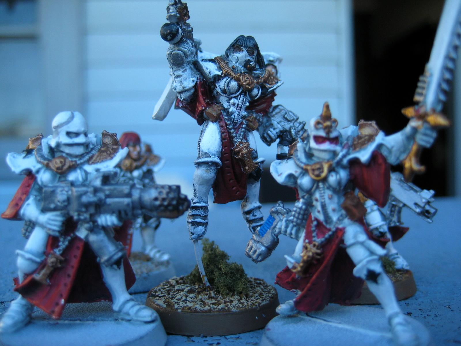 Celestian, Flamer, Hand Flamer, Sister Superior, Sisters Of Battle, Warhammer 40,000, Witch Hunters