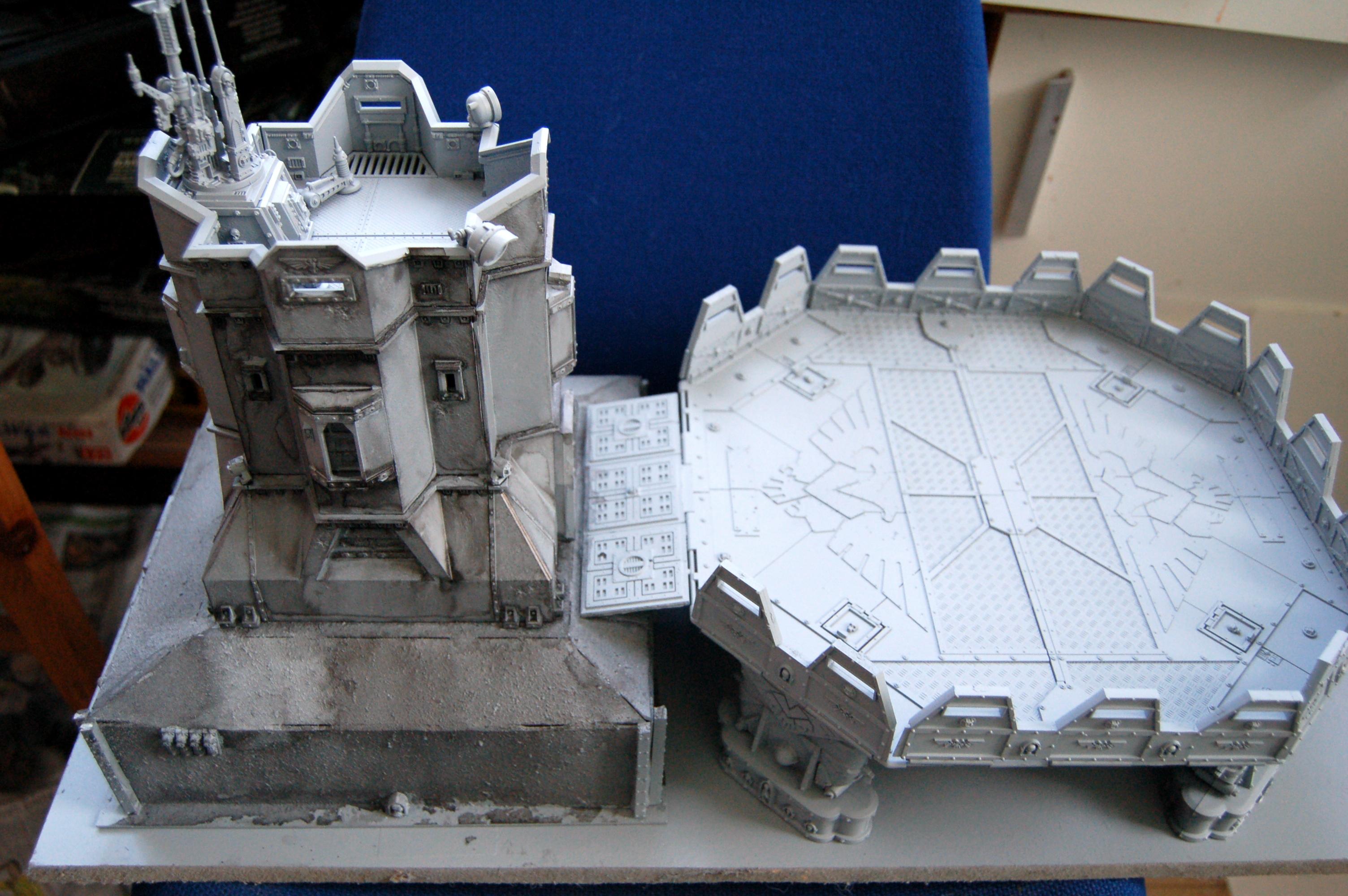 Bastion, Control Tower, Terrain, Warhammer 40,000, Work In Progress