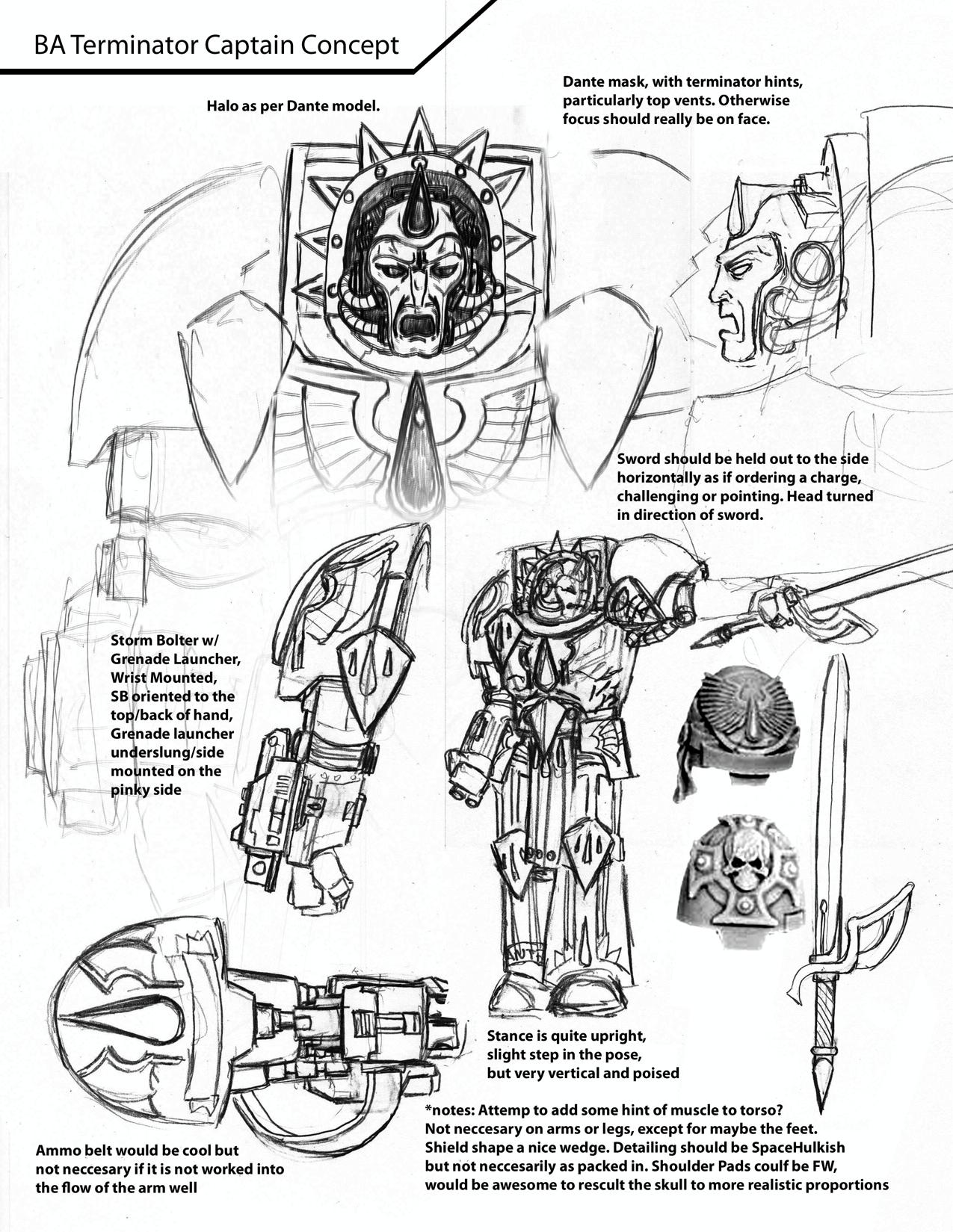 My Dante SH Captain concept art