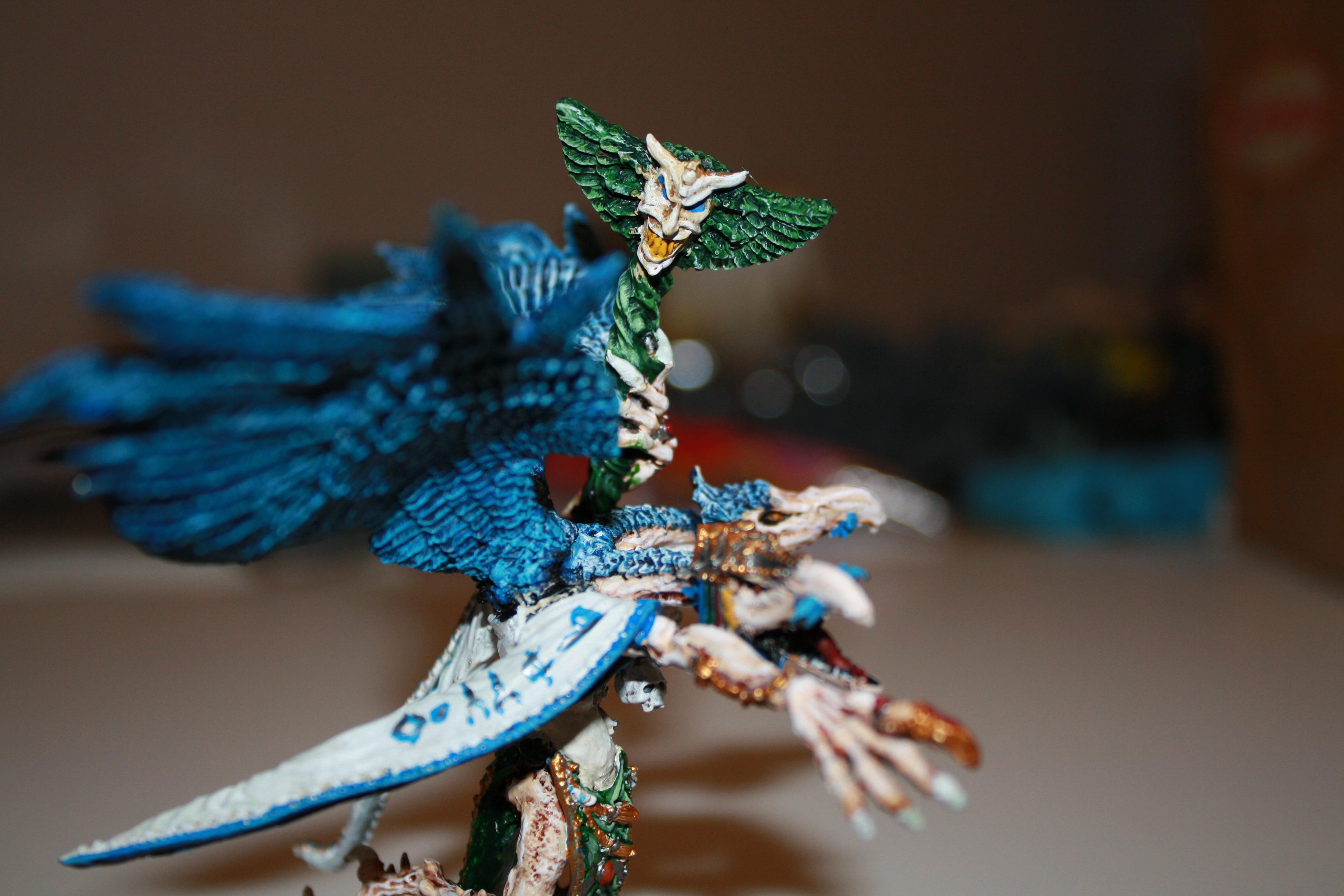 a shot of the staff