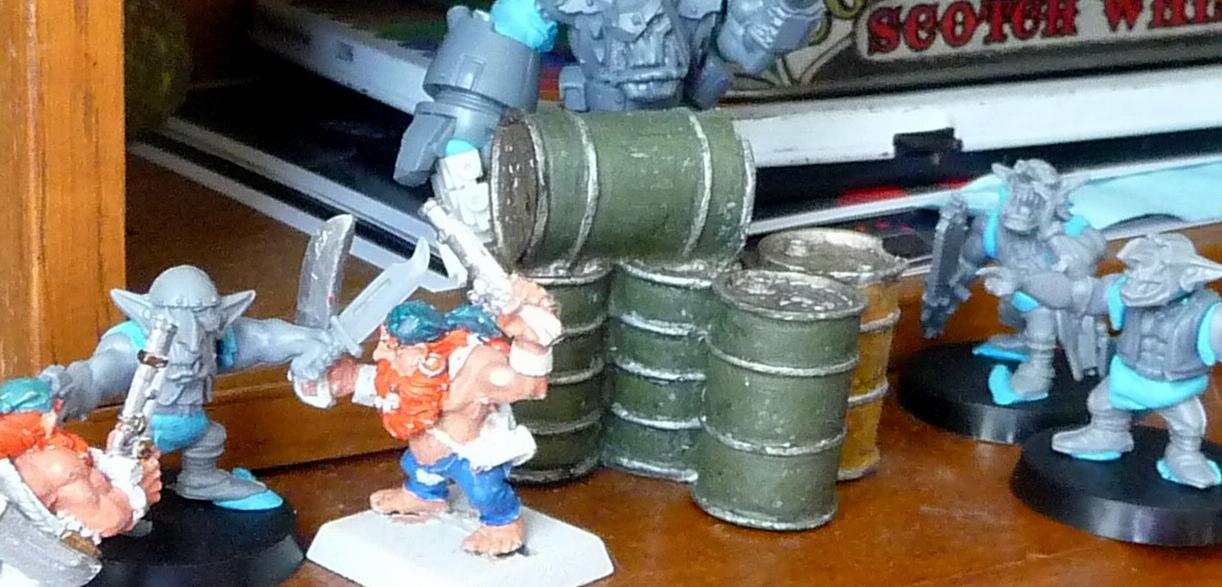 Dwarf Pirates, Grots, Work In Progress