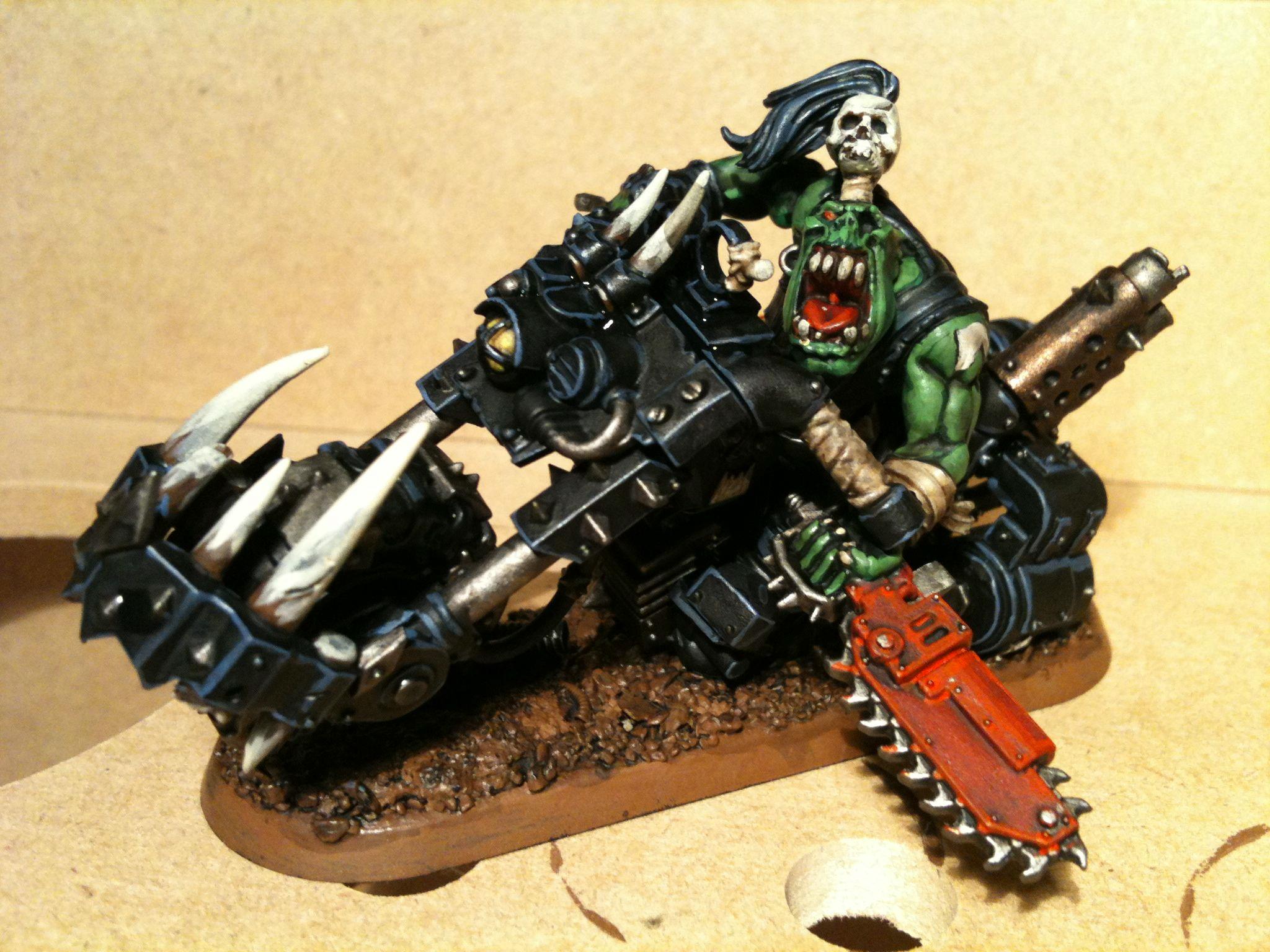 Orks, Warbike, Work In Progress
