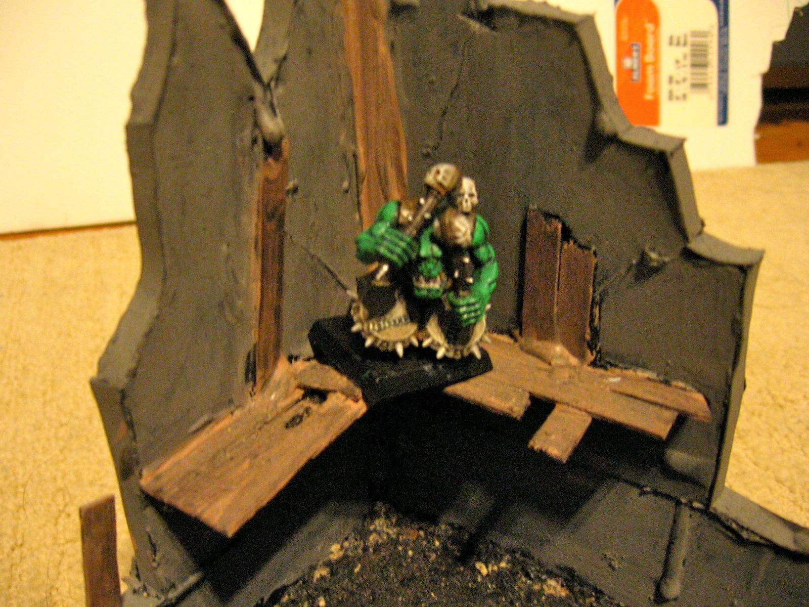 Drummer, Greenskin, Orcs, Painting