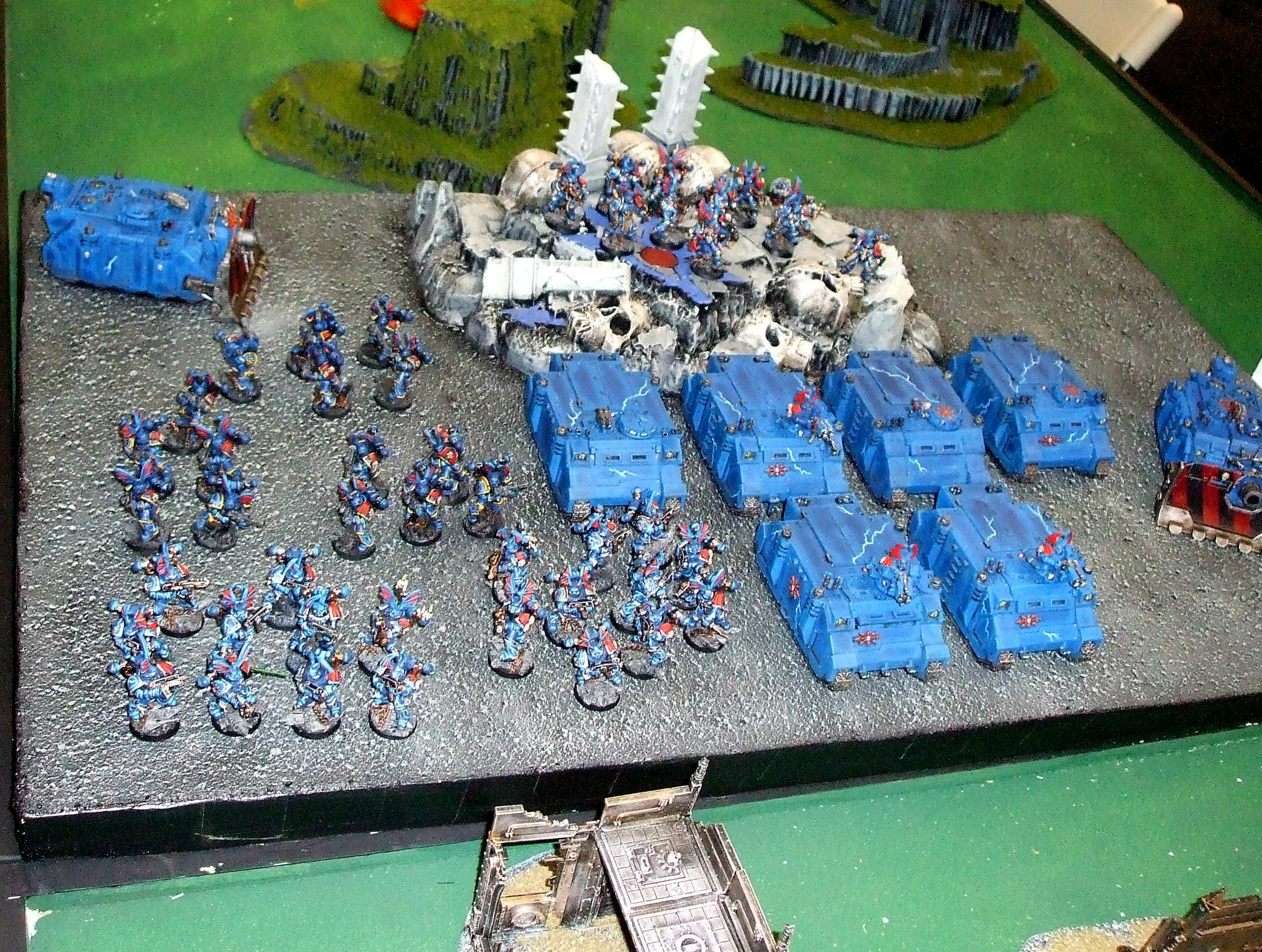 Blue, Grand Tournament, Lightning, Night Lords, St Valentines Day Massacre