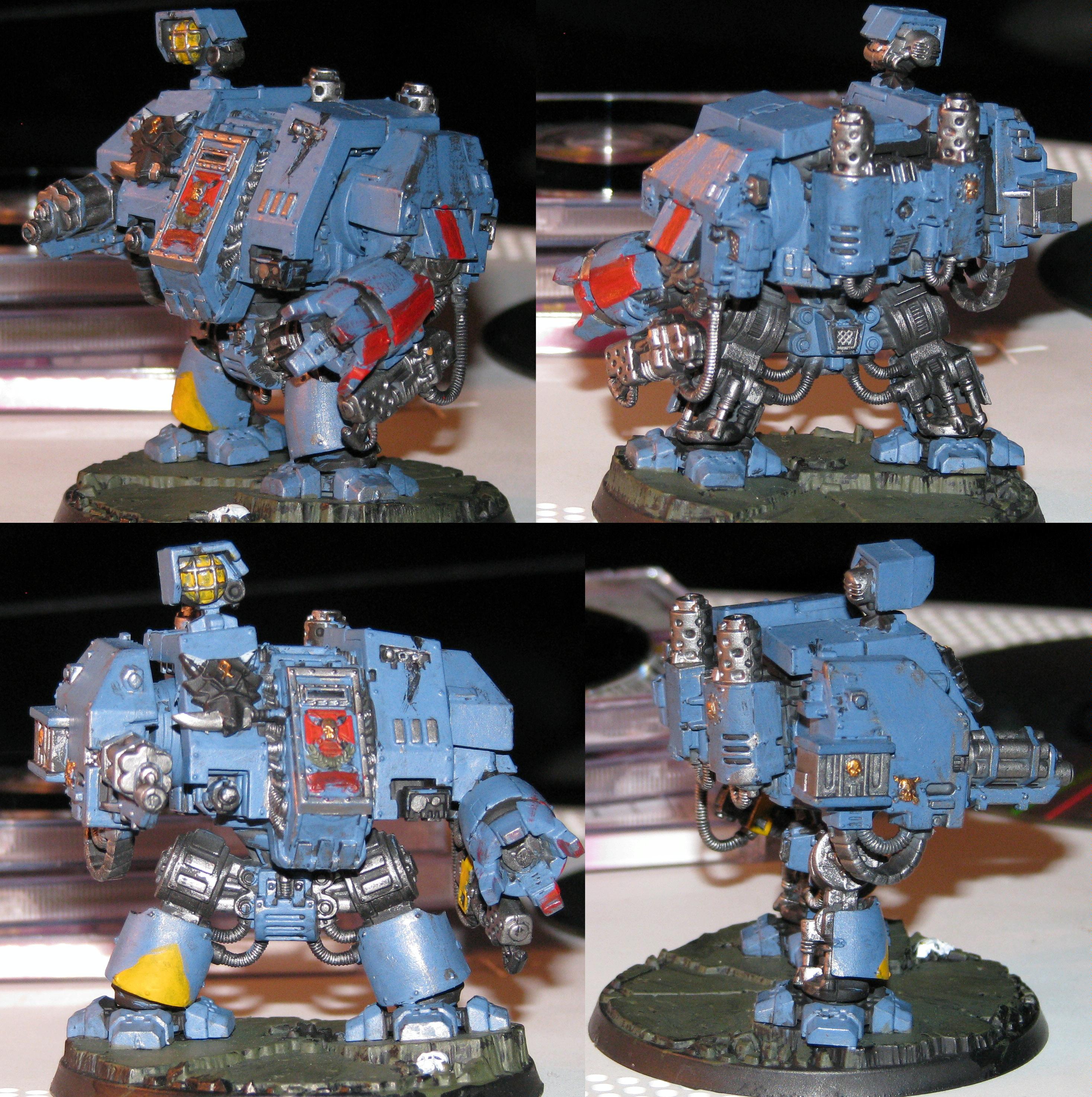 Dreadnought, Painted, Space Wolves, Work In Progress