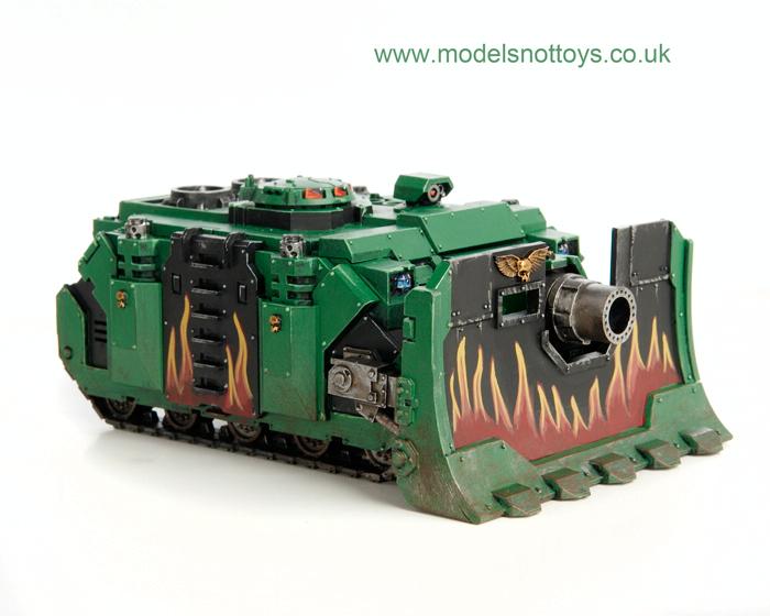 Fire, Salamanders, Space Marines, Vindicator