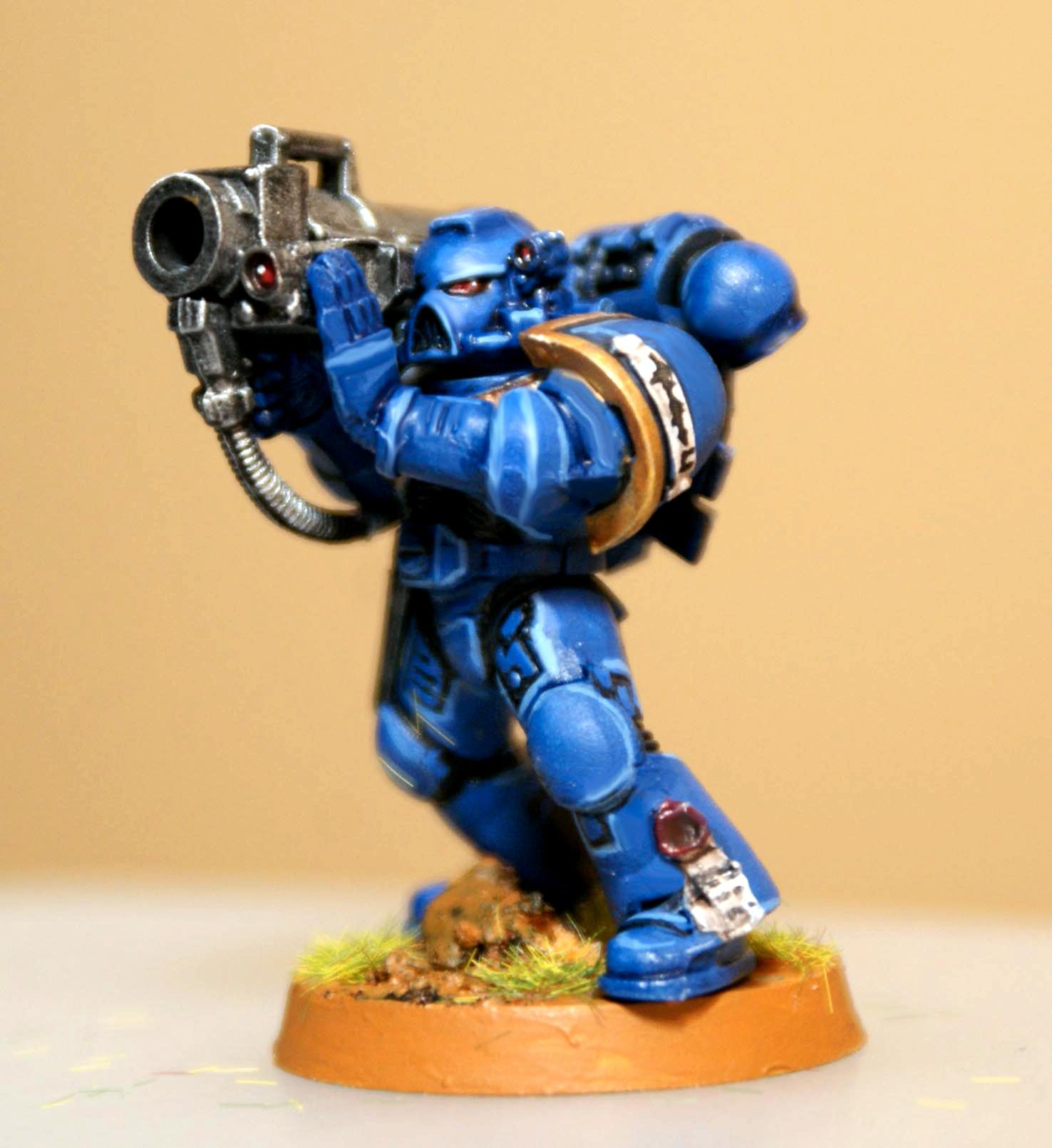 Missile, Missile Launcher, Space Marines, Tactical Squad, Ultramarines