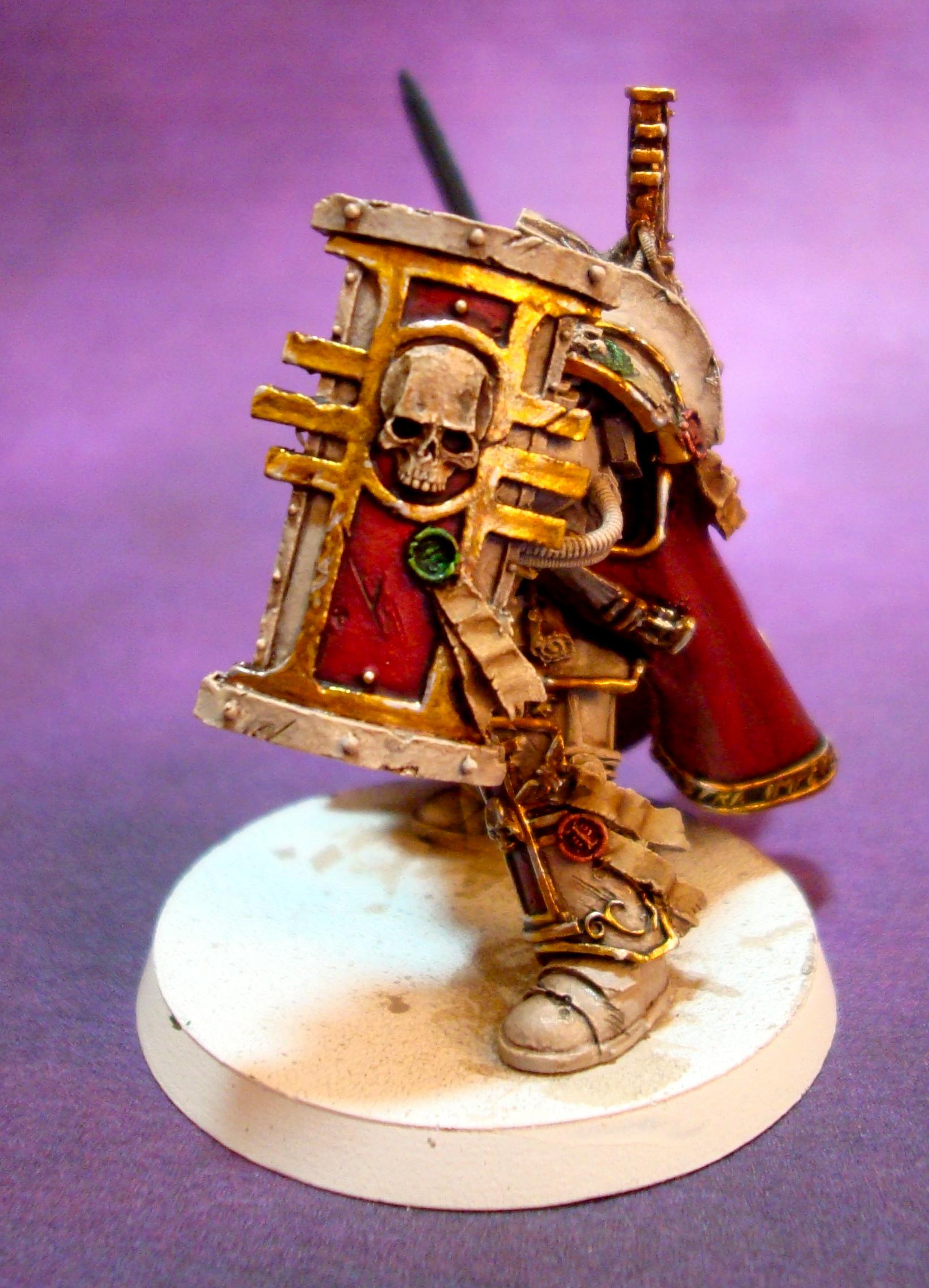 Bone, Cape, Gold, Inquisition, Power Armour, Warhammer 40,000