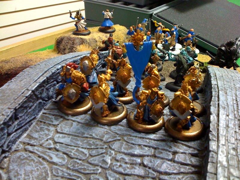 The holy protectors of this particular bridge