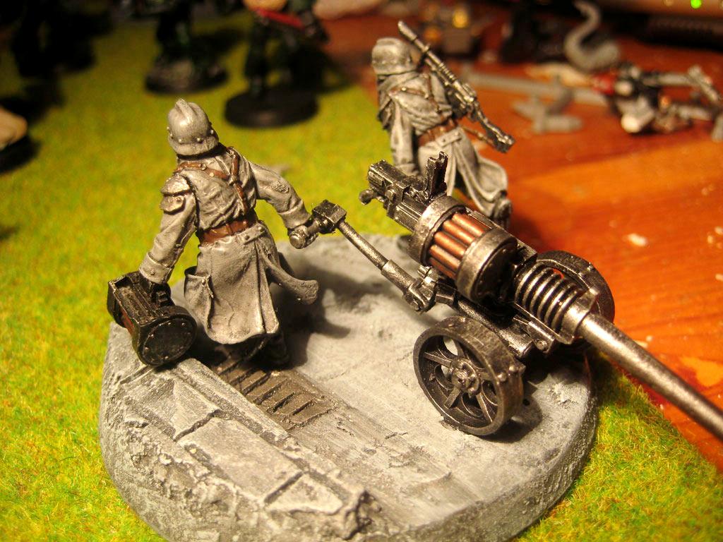 Autocannon, Death Korps of Krieg, Heavy Weapons Team, Imperial Guard, Todeskorp Von Krieg