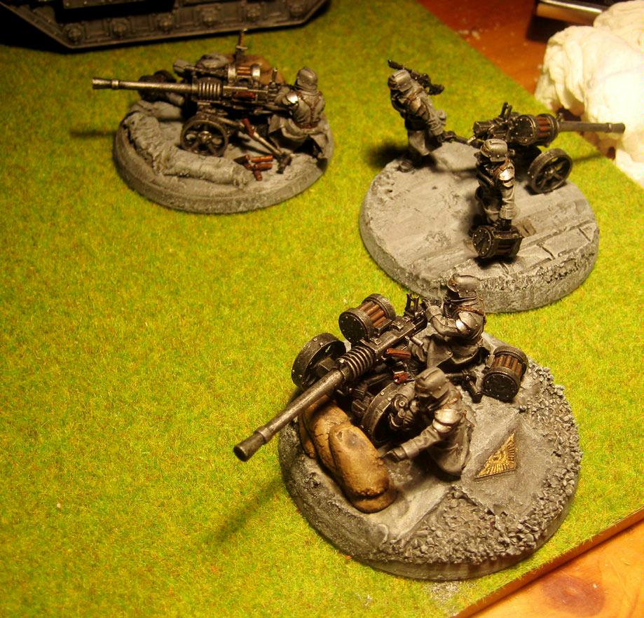 Cannons, Death Korps of Krieg, Grey, Guard, Guns, Imperial Guard, Todeskorp Von Krieg