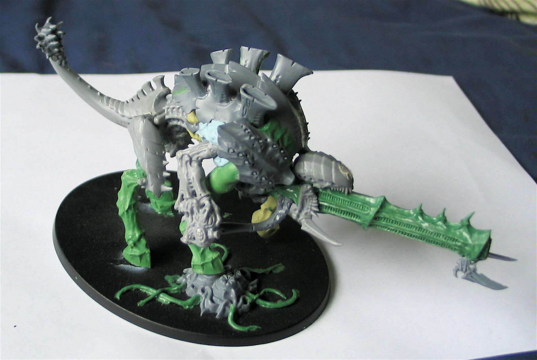 Conversion, Tyranids, Tyrannofex, Unpainted, Work In Progress