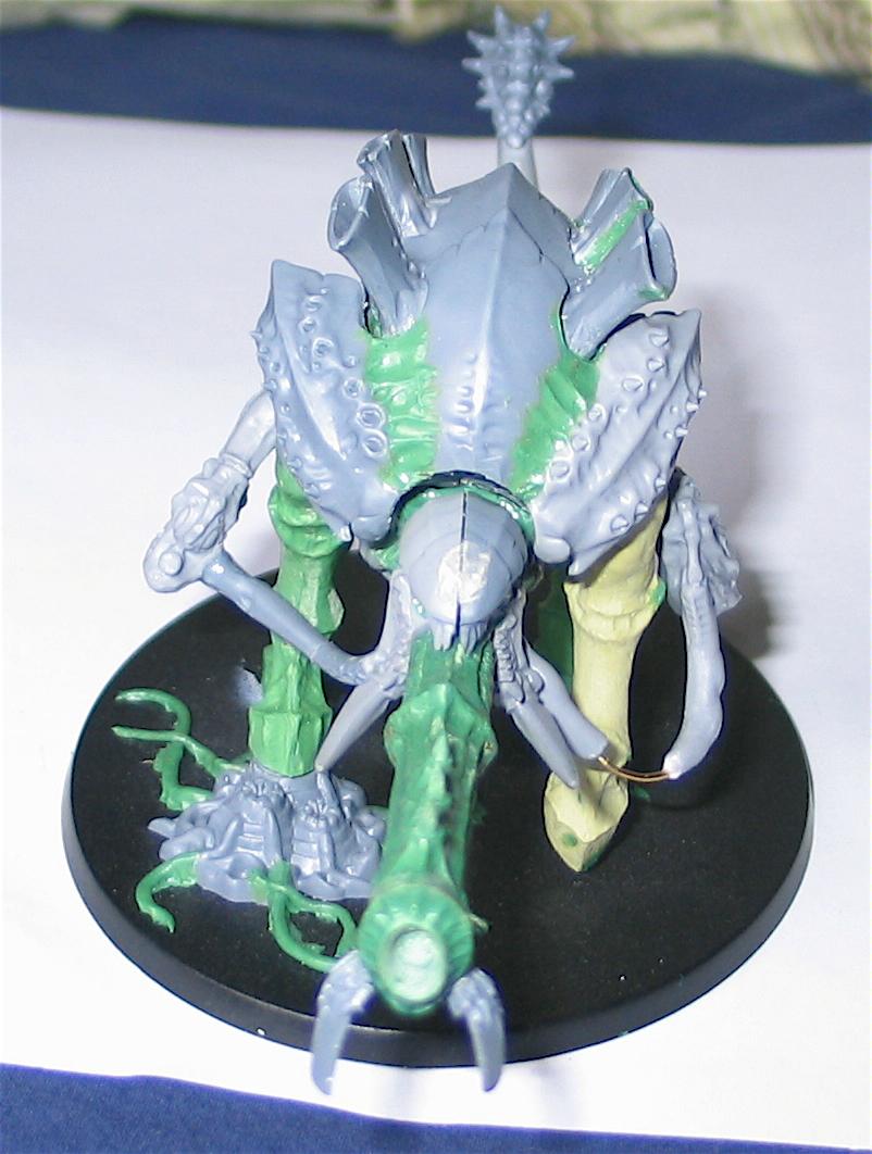 Conversion, Tyranids, Tyrannofex, Unpainted, Work In Progress