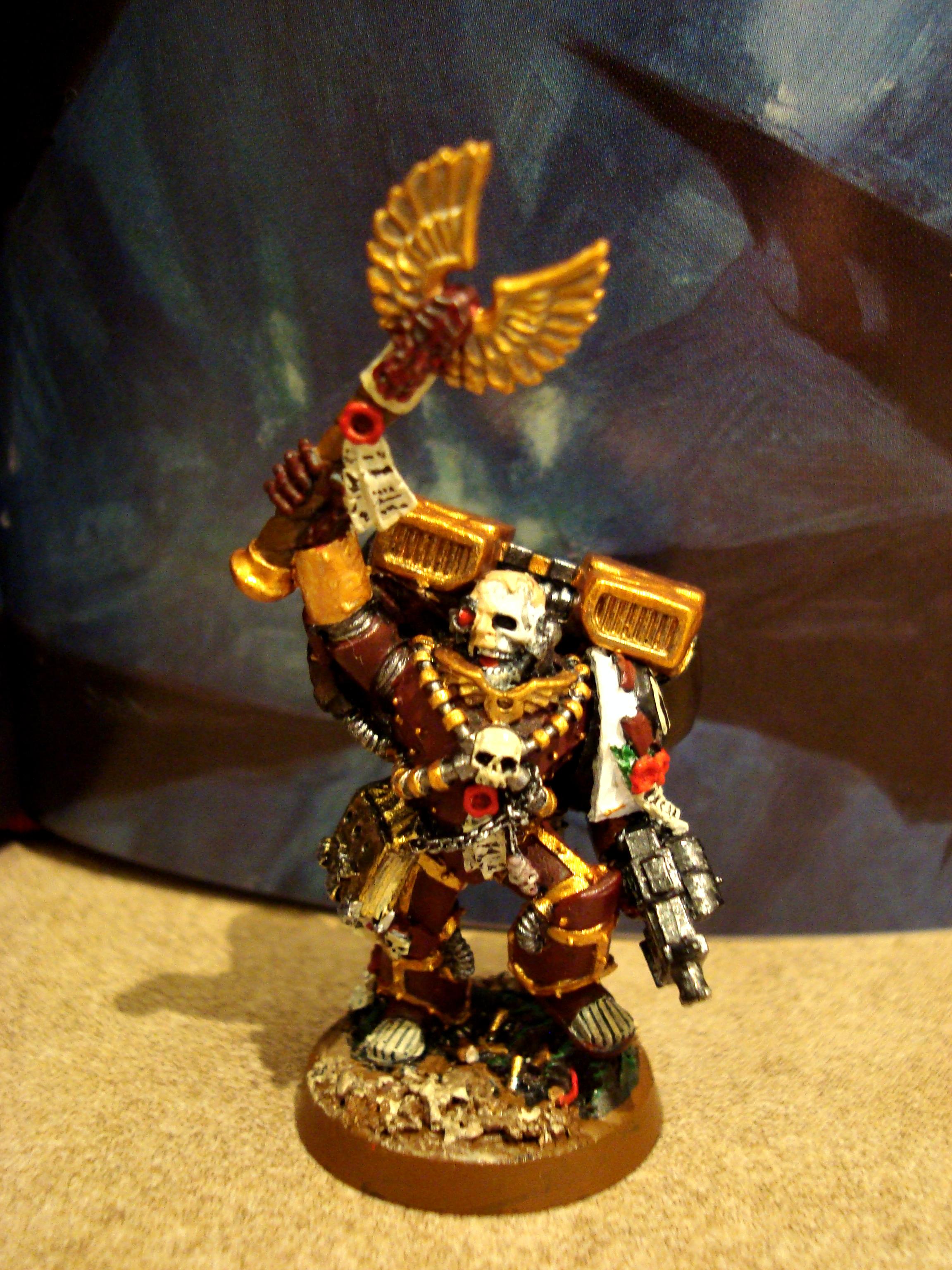 Captain, Chaplain, Librarian, Space Marines