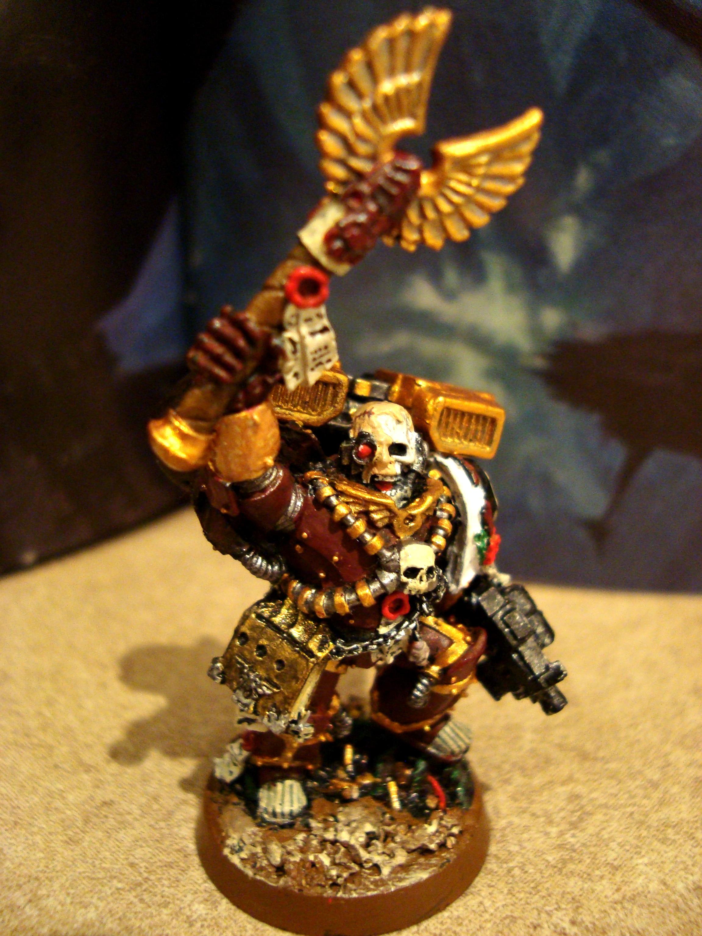 Captain, Chaplain, Librarian, Space Marines