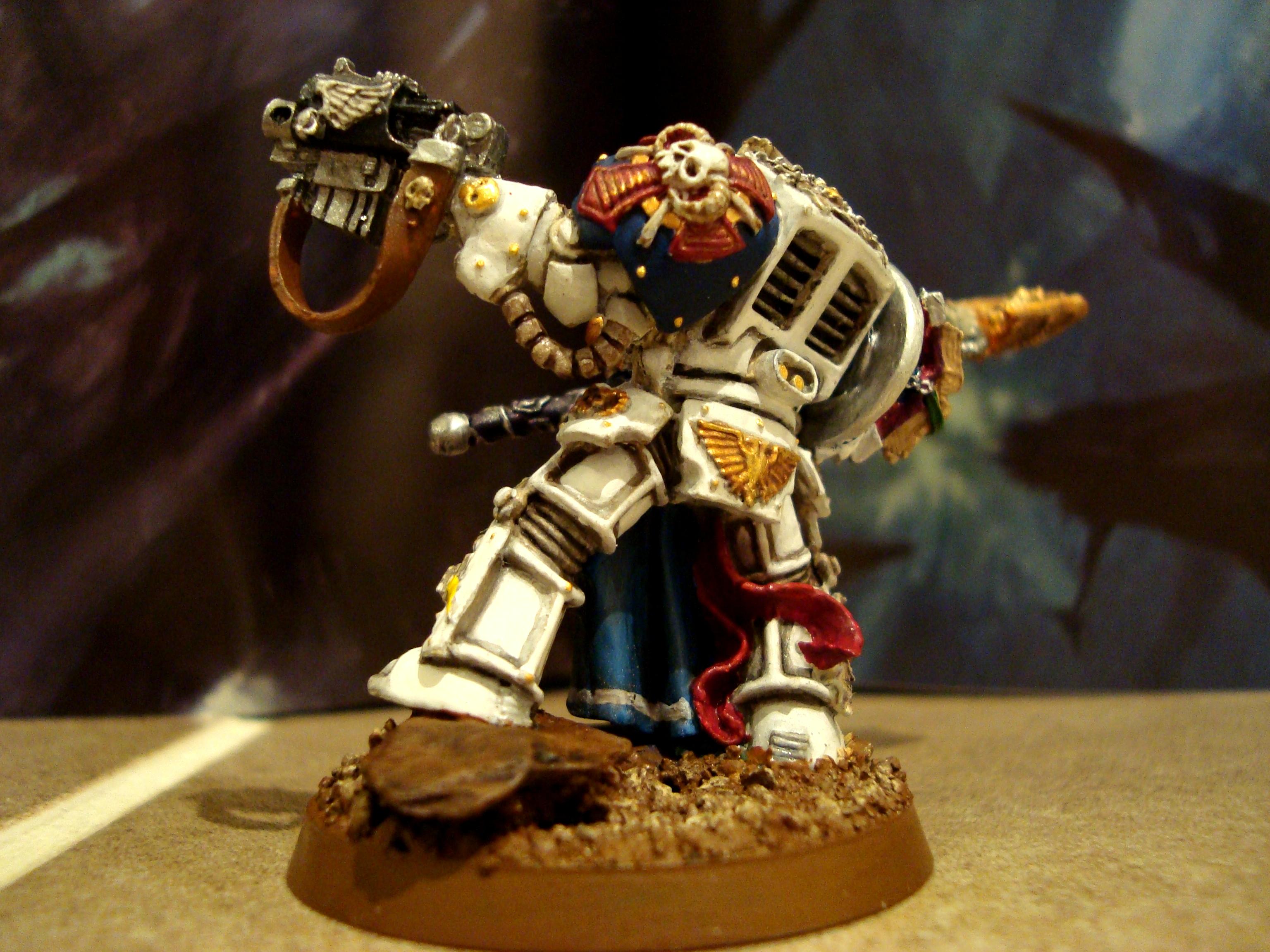 Captain, Chaplain, Librarian, Space Marines