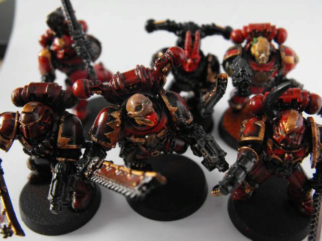 Chaos, Chaos Space Marines, Khorne, Warhammer 40,000, Work In Progress