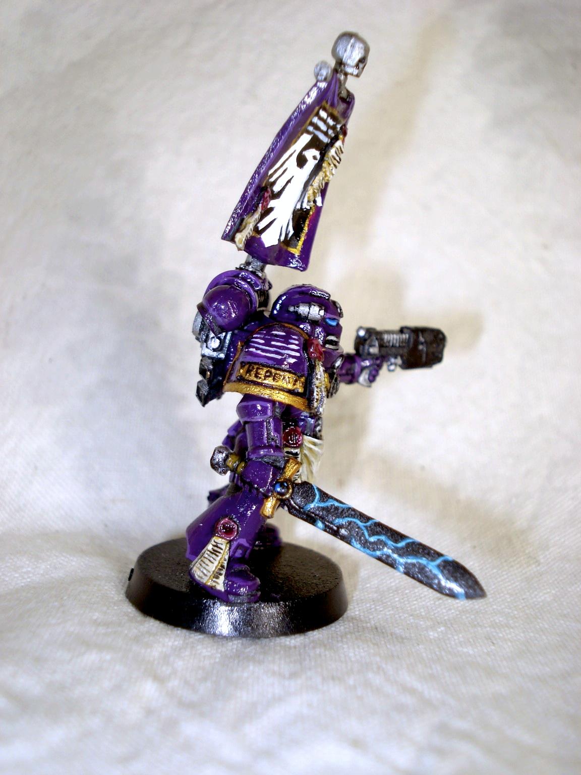 Banner, Hawk Lord, Hawk Lords, Plasma Pistol, Power Sword, Sergeant, Space Marines