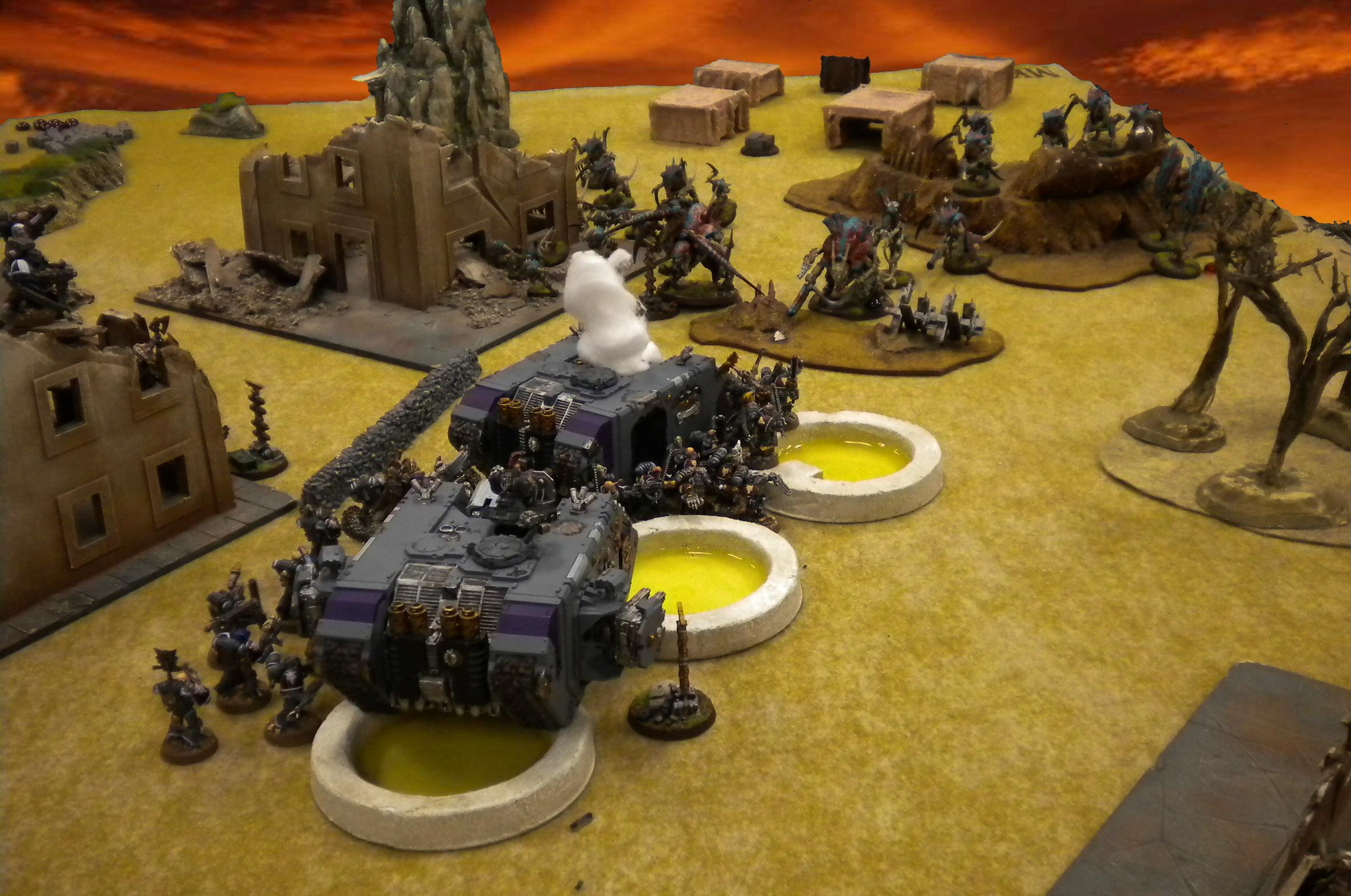 Tyranids v. Space Wolves9