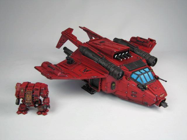 Blood Angels, Drop Ship, Space Marines, Storm Raven