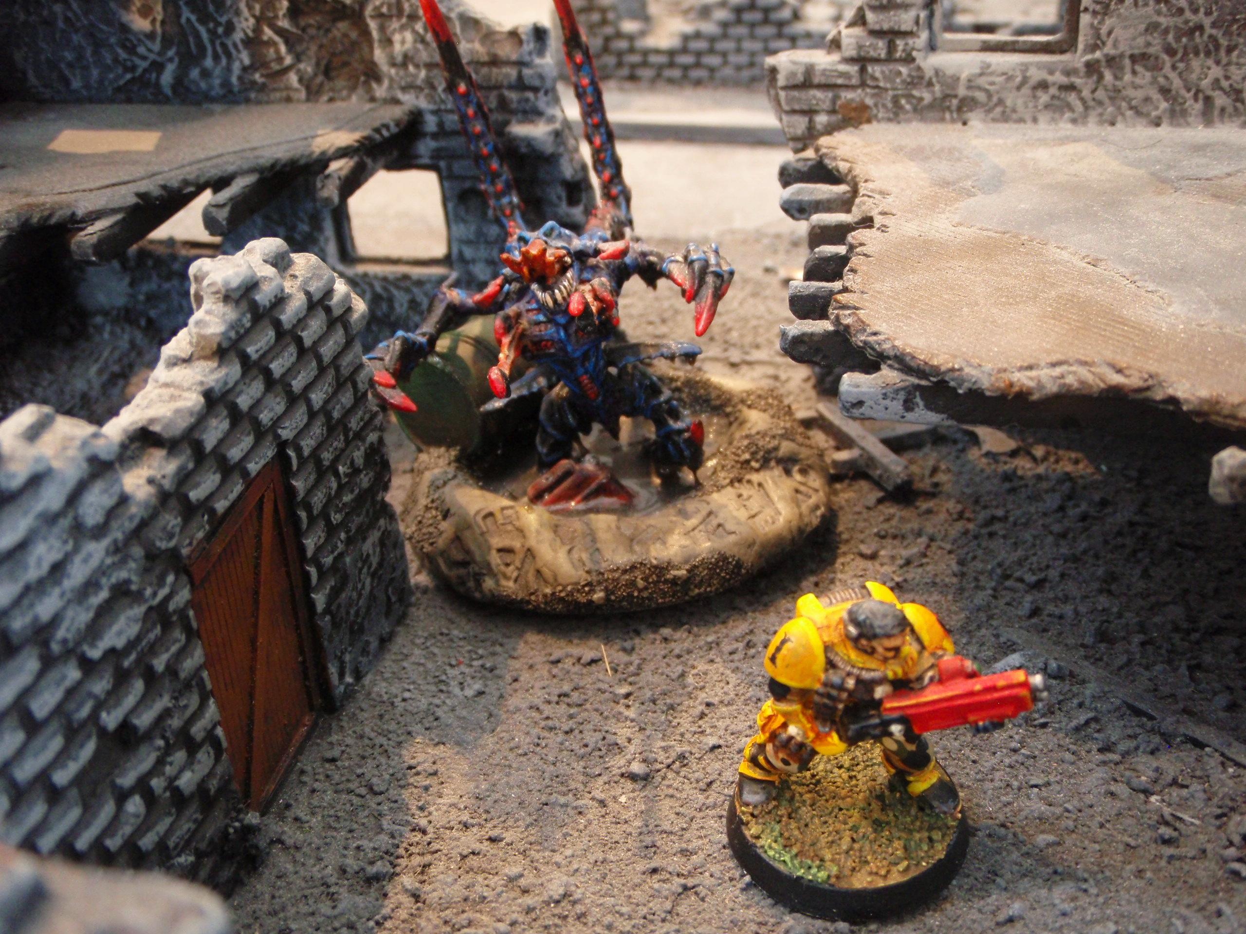 Scout Marine, Terrain, Tyranids