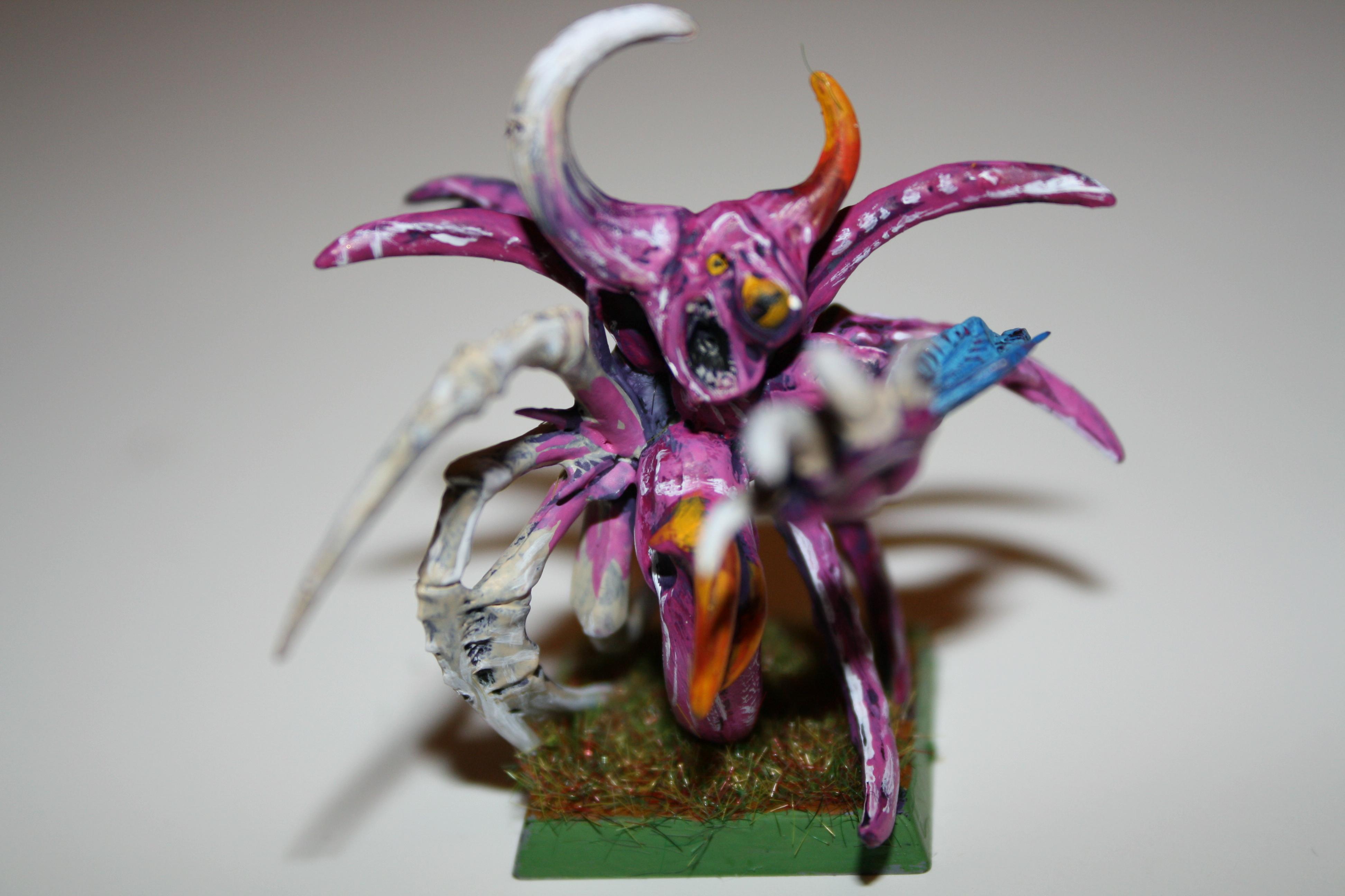 the herald...painted pink to go with the blue of his counterpart