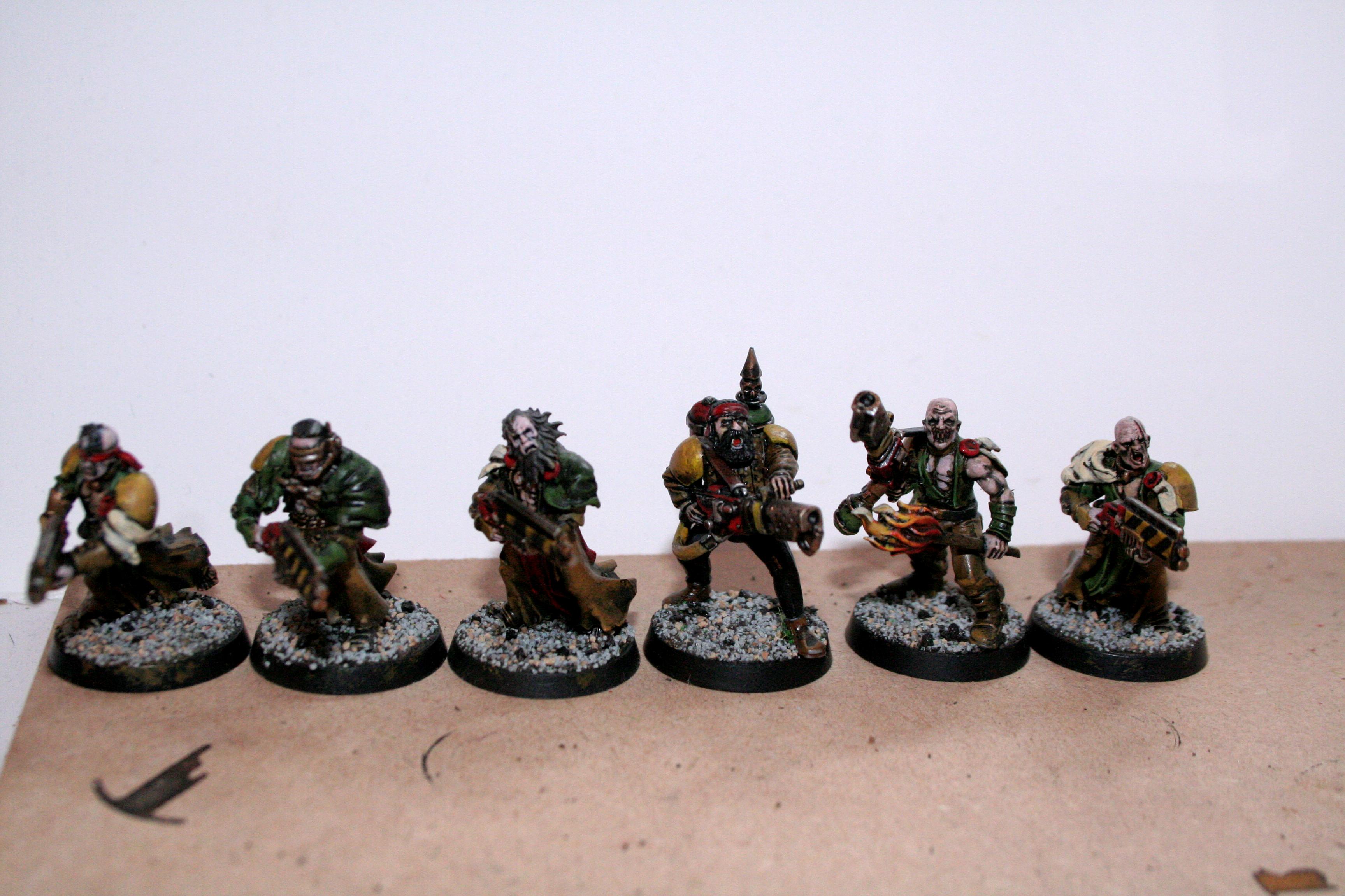 Excorcist, Inquisitors, Knights, Paladin, Radical, Retinue, Robot, Rouge, Storm Troopers, Work In Progress
