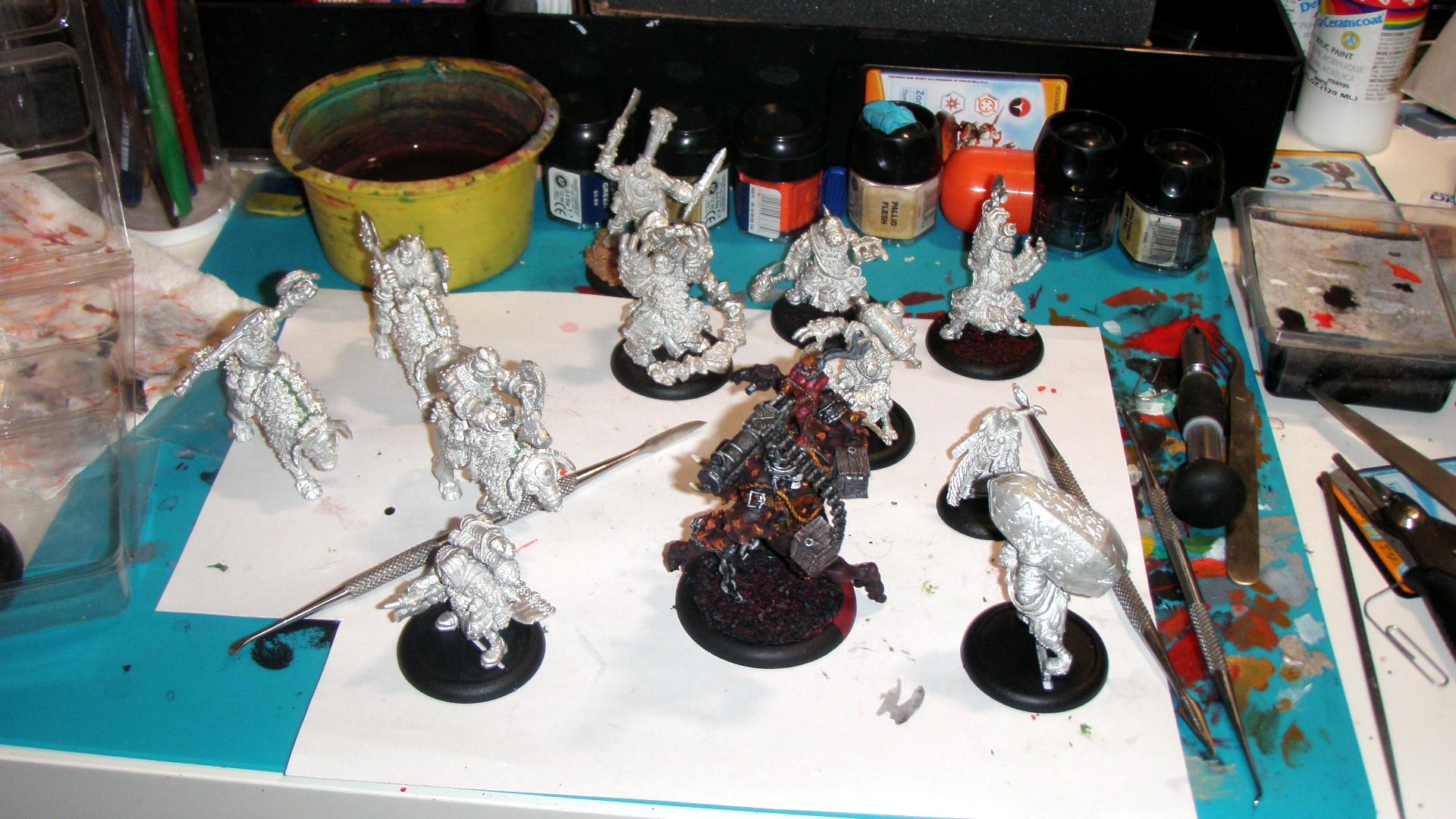Blitzer, Dire Troll, Hordes, Krielstone, Long Riders, Runeshapers, Trollbloods, Work In Progress