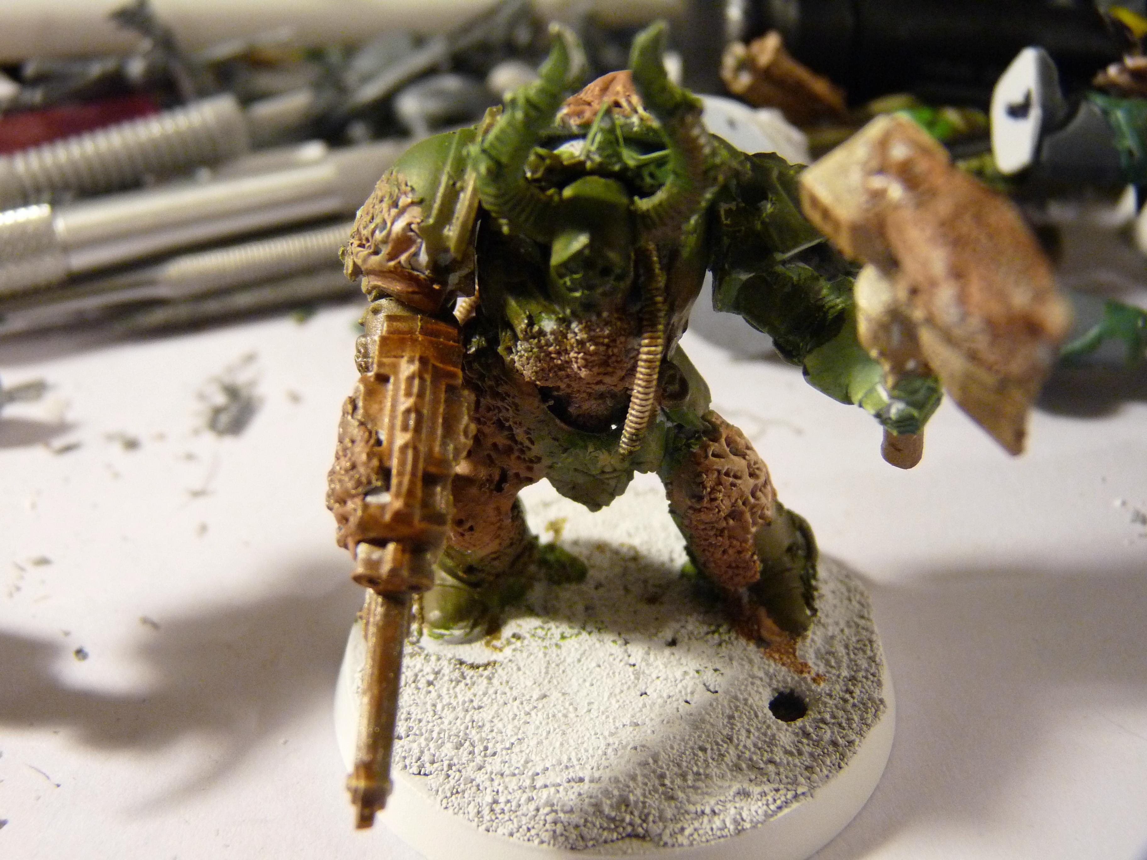 Chaos, Chaos Space Marines, Conversion, Nurgle, Terminator Armor