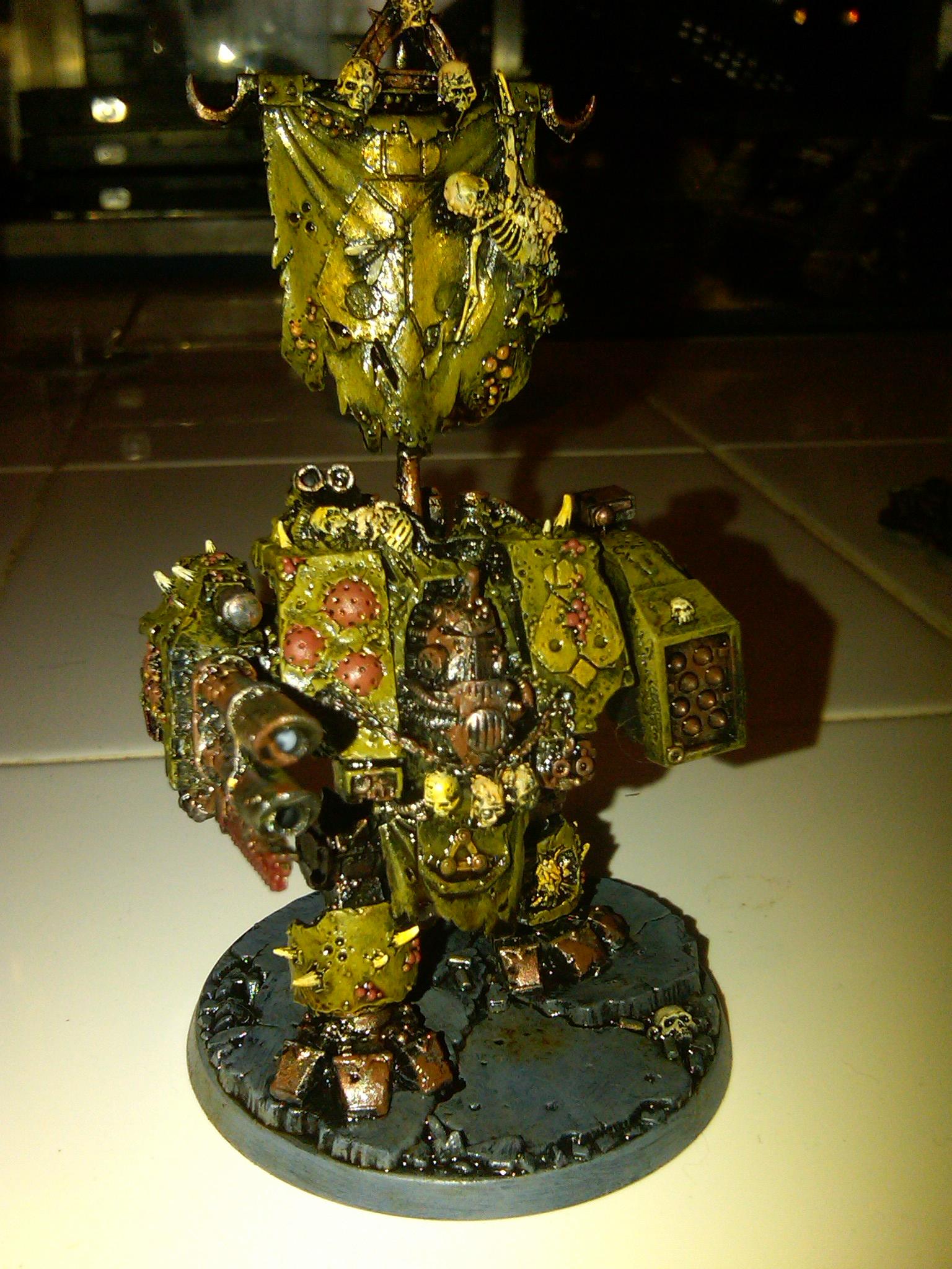 Nurgle Dreadnaught, Dreadnought w/ Lascanon &amp;amp; Missilelauncher