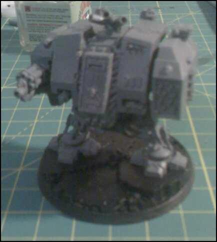 Blood Angels, Dreadnought, Space Marines, Work In Progress