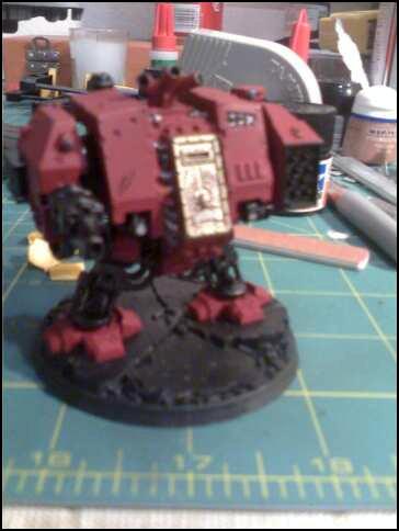 Blood Angels, Dreadnought, Space Marines, Work In Progress