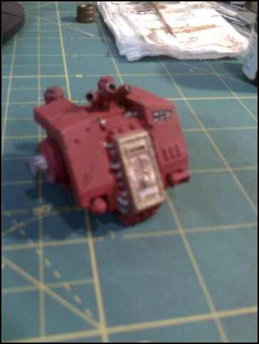 Blood Angels, Dreadnought, Space Marines, Work In Progress