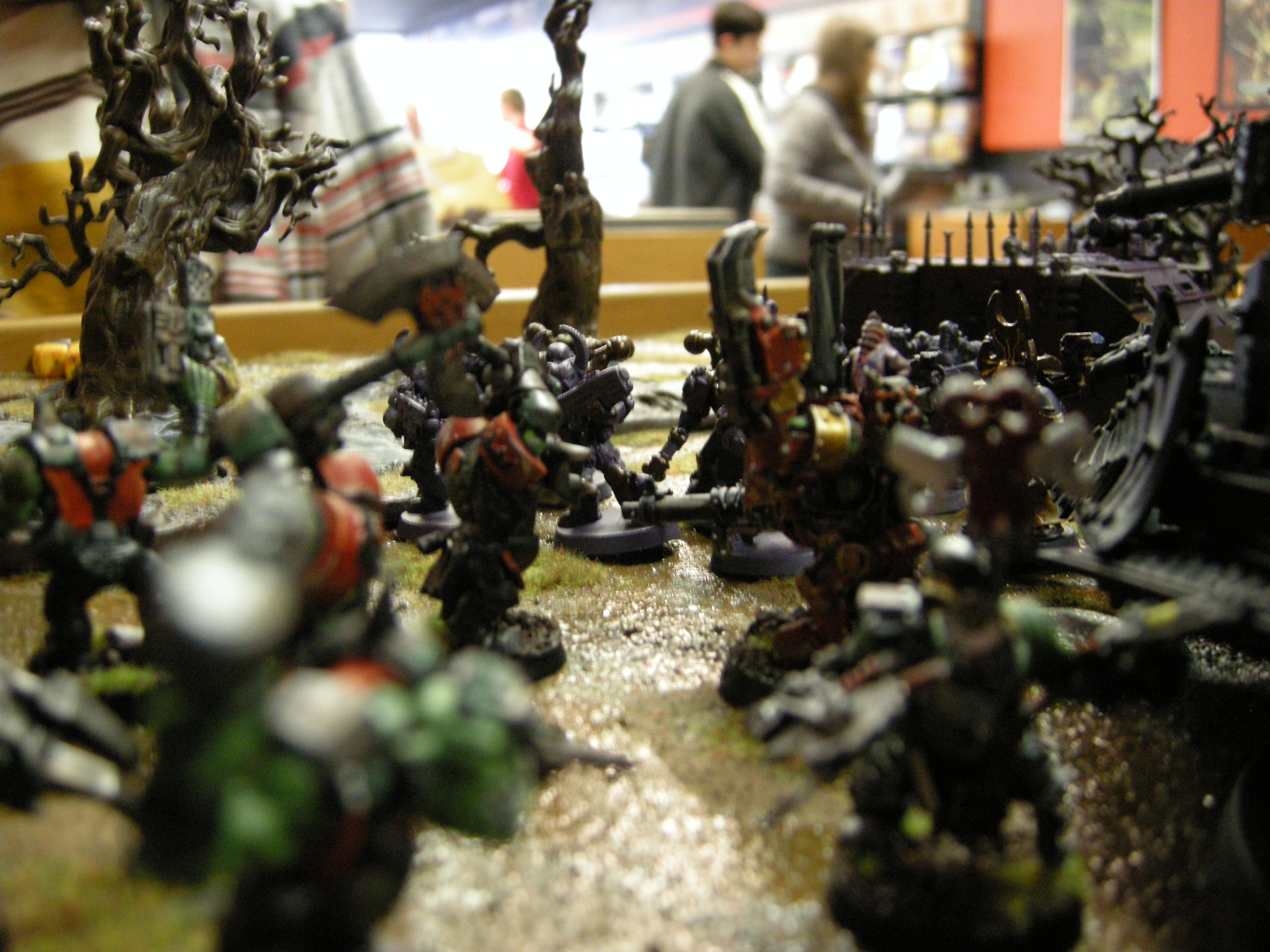 Chaos, Game Table, Gaming, Nob, Orks, Rhino, Tabletop, Warhammer 40,000