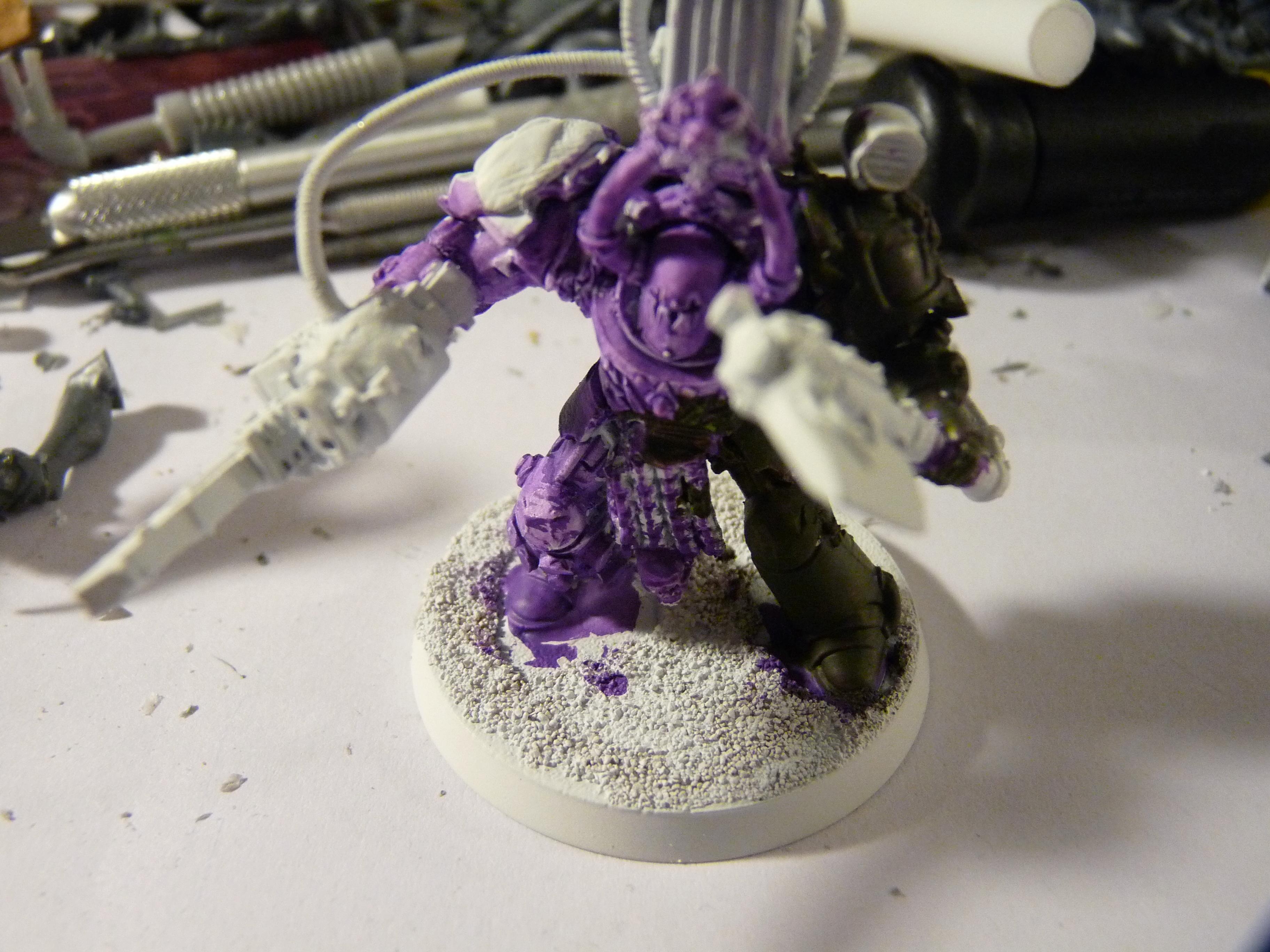 Chaos, Chaos Space Marines, Conversion, Slaanesh, Terminator Armor