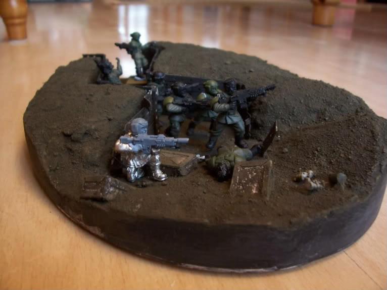 Diorama, Guard, Imperial, Trench, Vignette