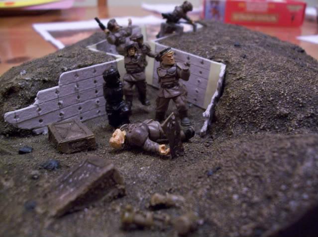 Diorama, Guard, Imperial, Trench, Vignette