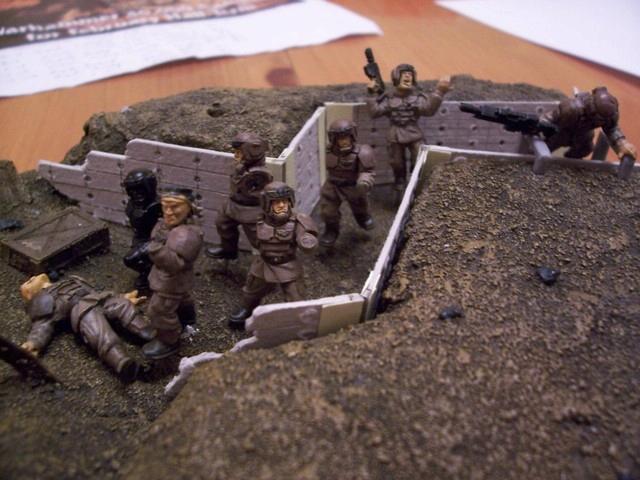 Diorama, Guard, Imperial, Trench, Vignette