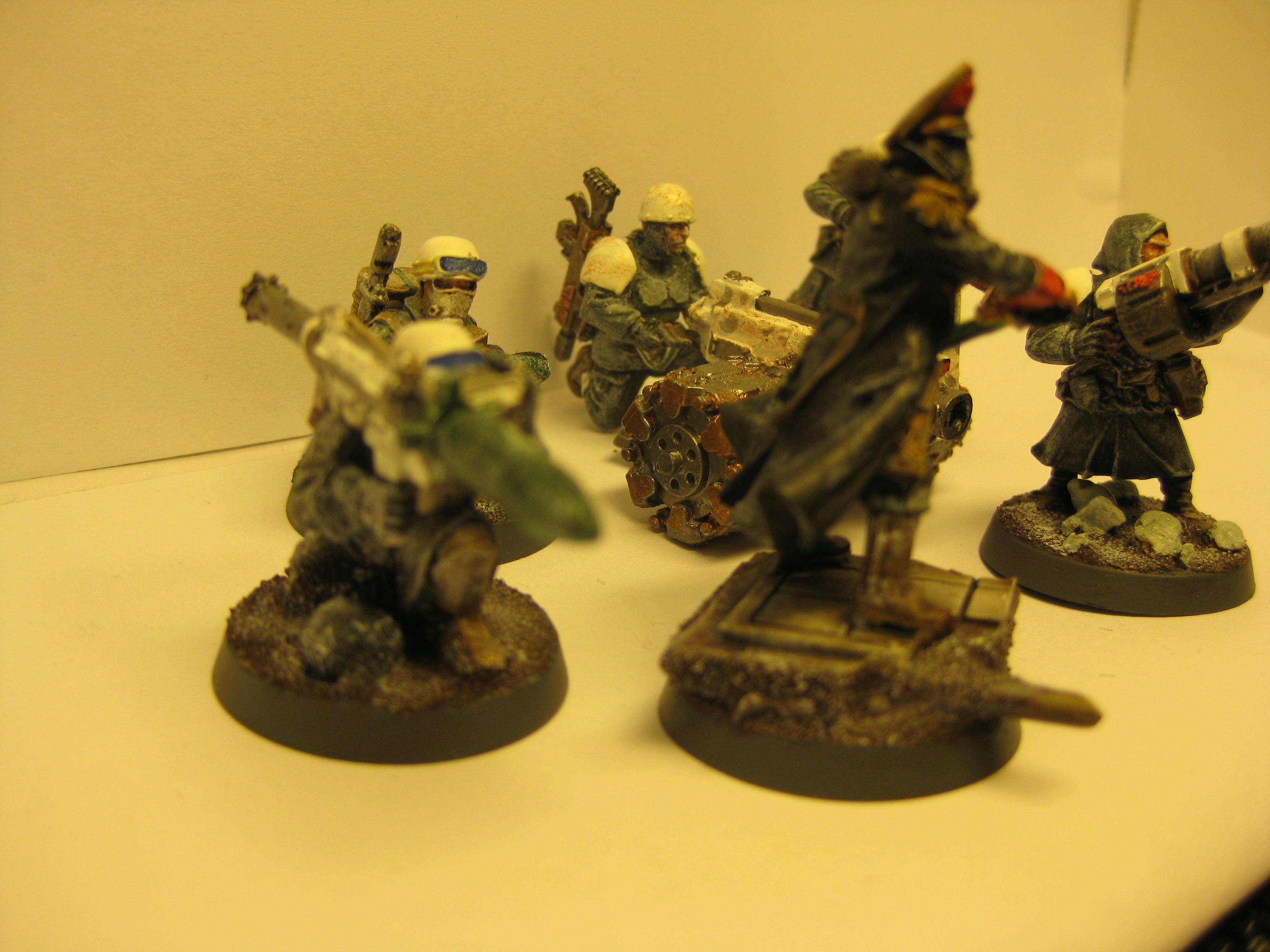 Comissar, Commissar, Imperial Guard, Steel Legion, Valhallans