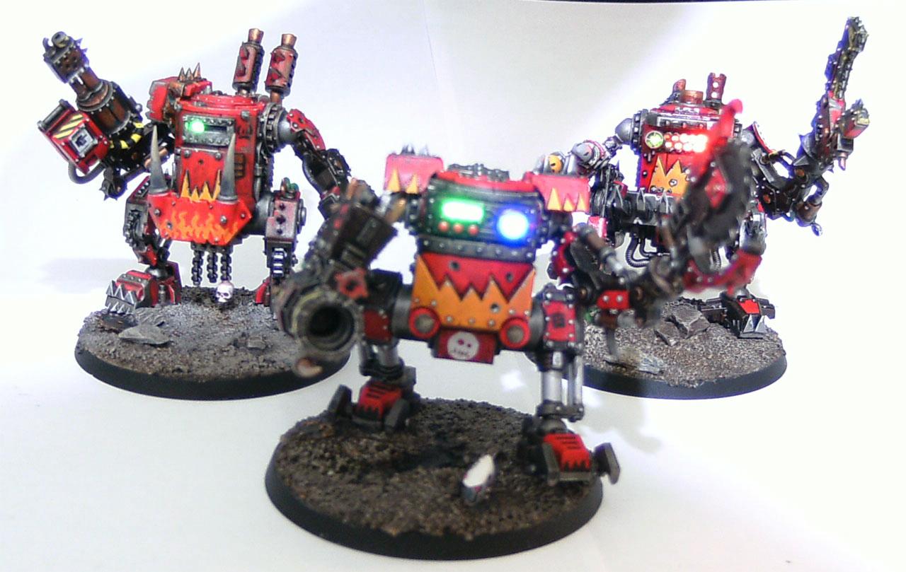 Dreadnought, Killa Kan, LED, Orks, Warhammer 40,000