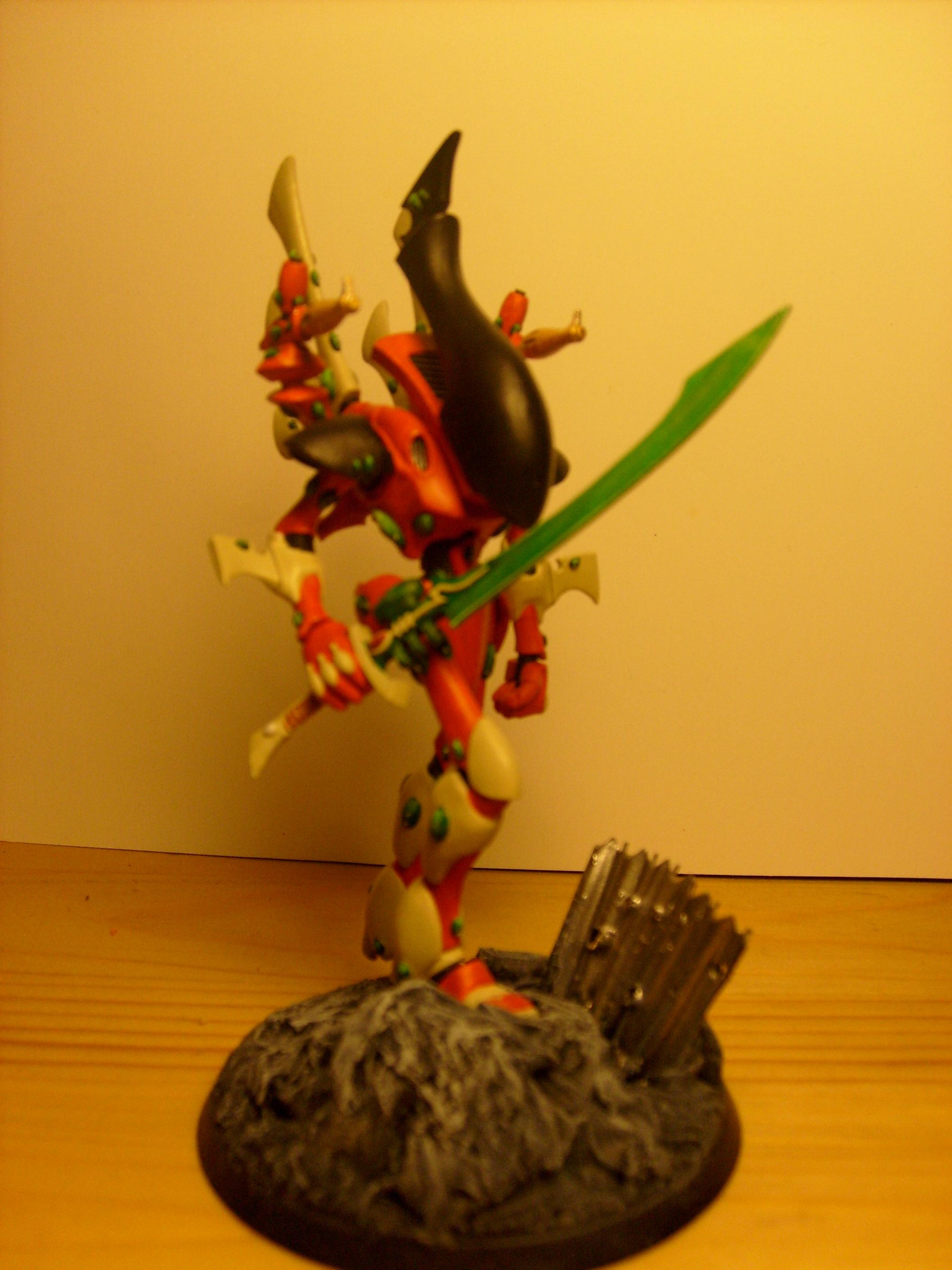 Eldar, Rashaernor, Red, Saim-hann, Warhammer 40,000, Wraithlord, Wraithsword