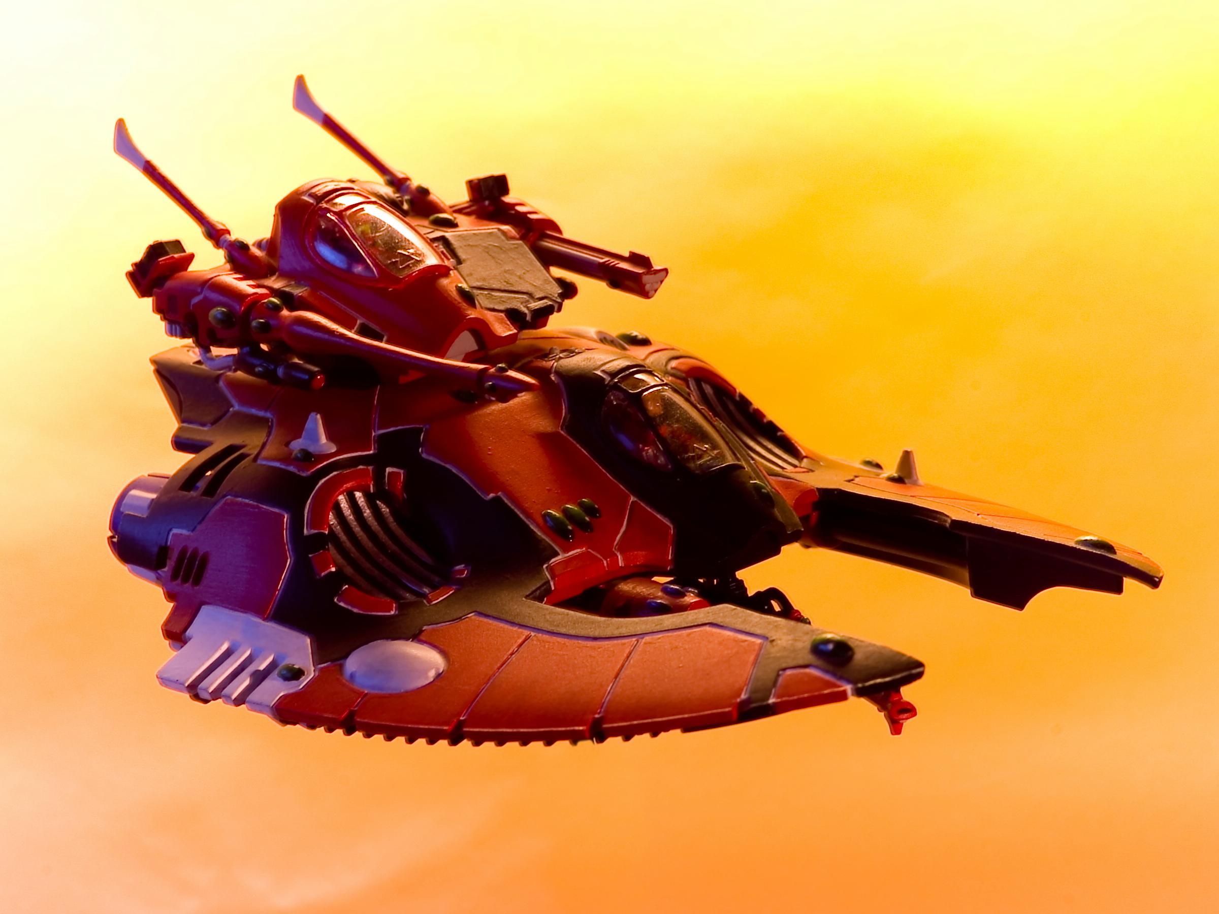 Eldar, Falcon, Heavy Support, Rashaernor, Red, Saim-hann, Scatter Laser, Shuriken Cannon, Skimmer, Tank, Warhammer 40,000