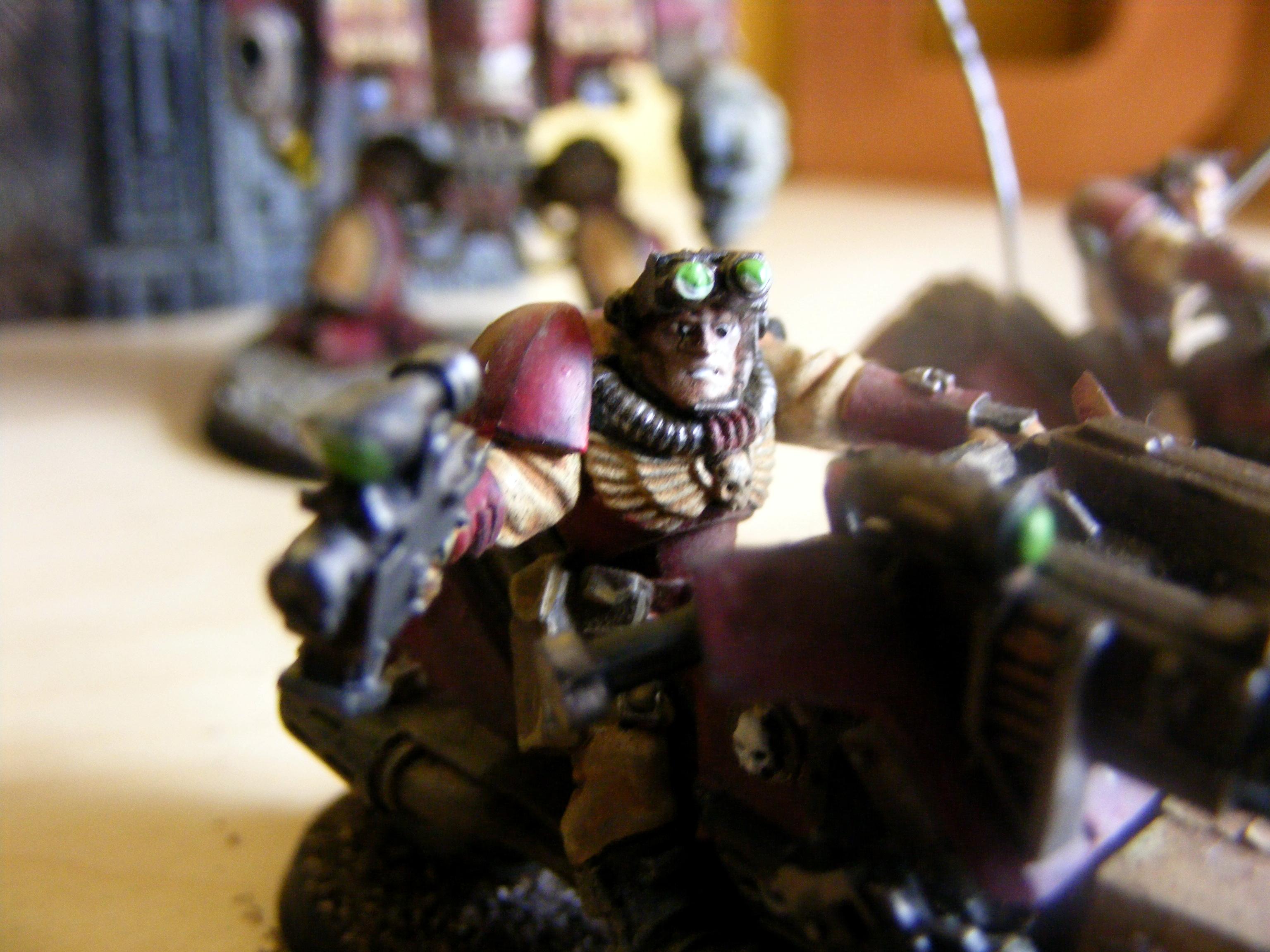 Scout Bike, Scout biker (close-up)